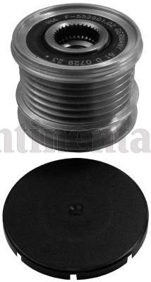 Vrijloop koppeling dynamo Contitech AP9050