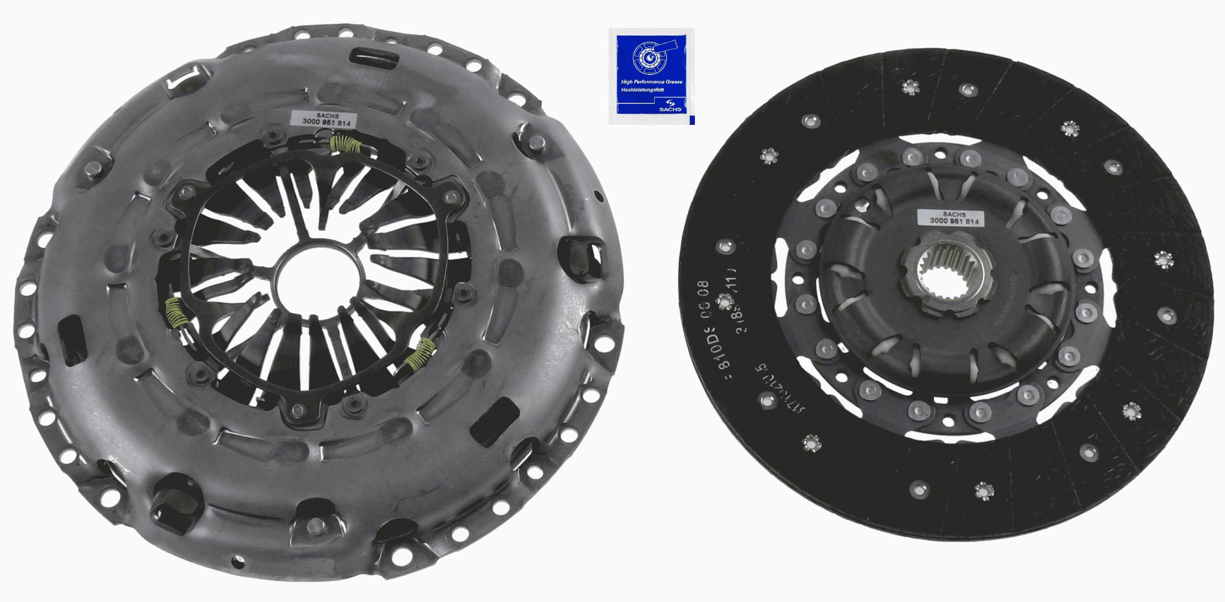 Koppelingsset Sachs 3000 951 814