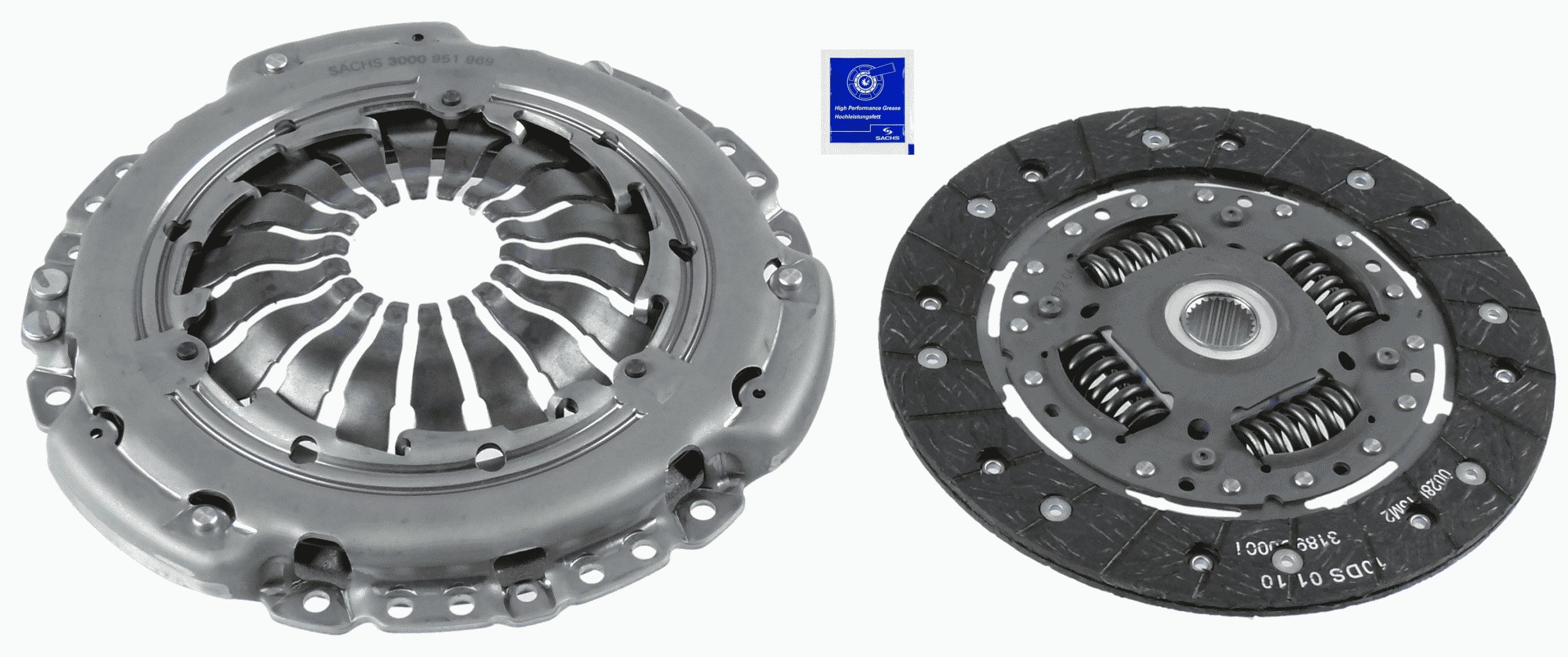 Koppelingsset Sachs 3000 951 969