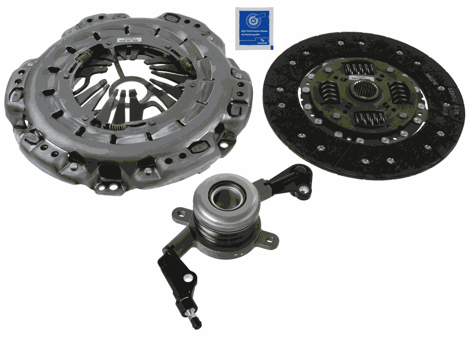 Koppelingsset Sachs 3000 990 172