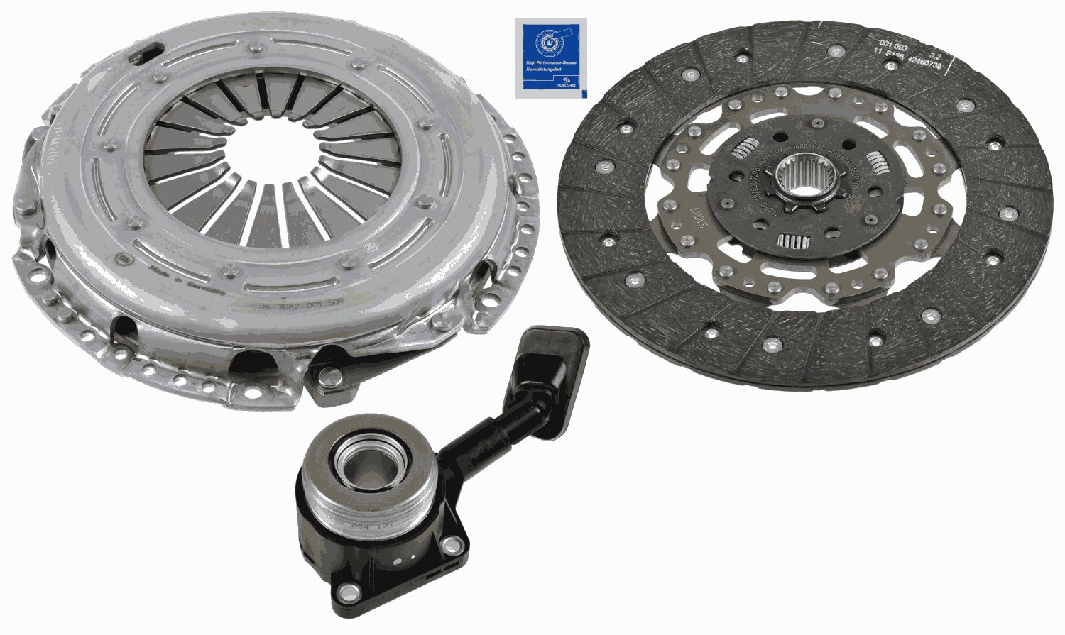 Koppelingsset Sachs 3000 990 378