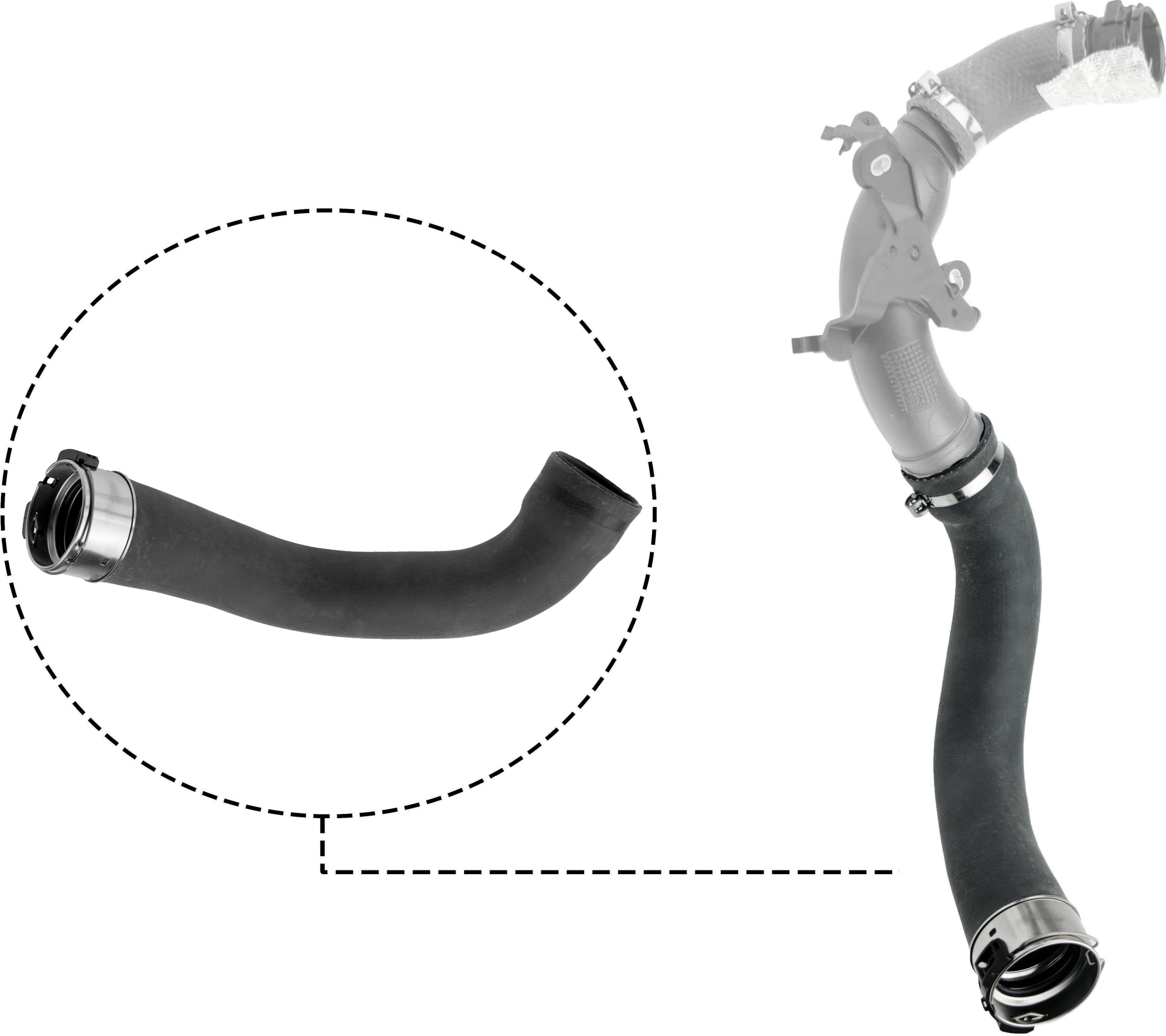 Gates Laadlucht-/turboslang 09-0528