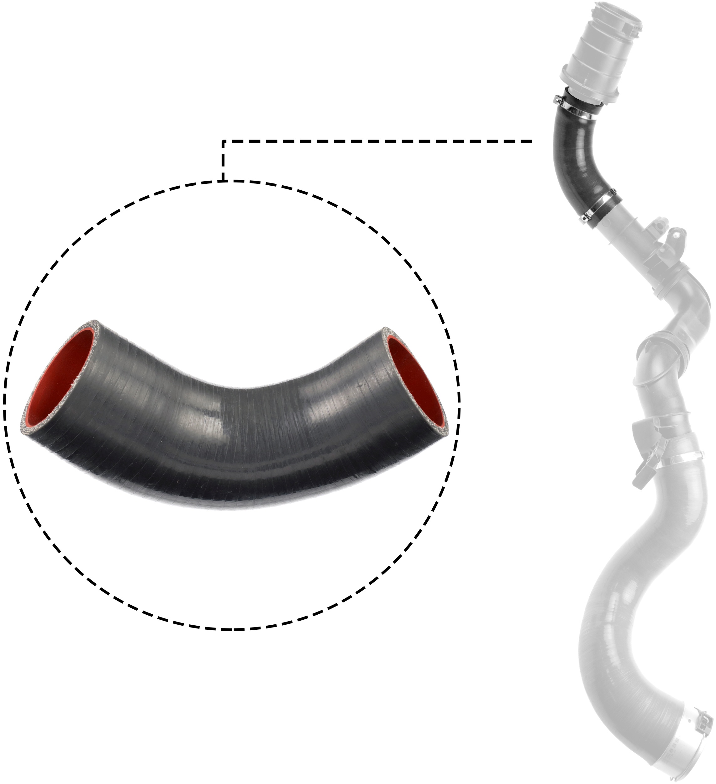 Gates Laadlucht-/turboslang 09-0545