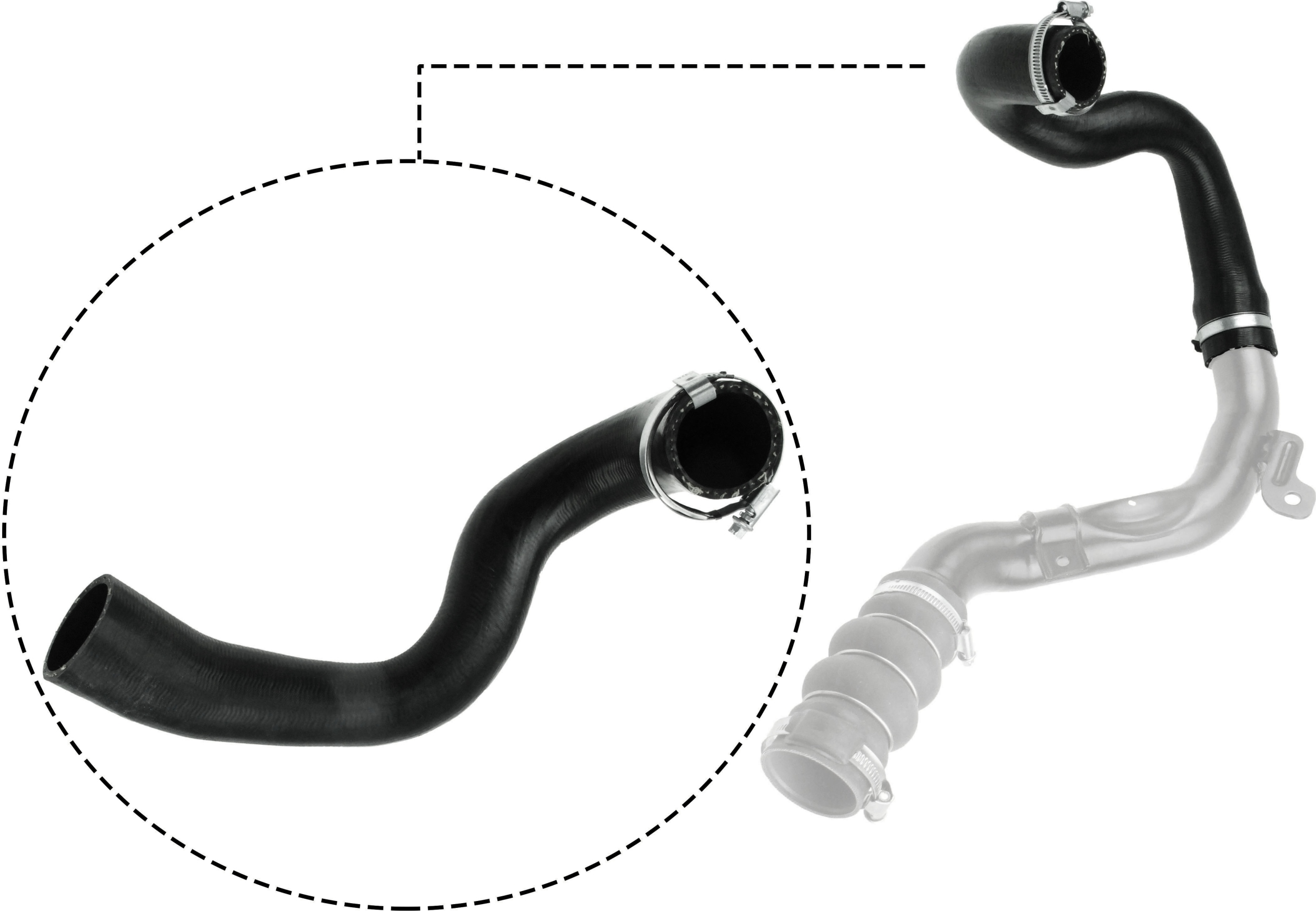 Gates Laadlucht-/turboslang 09-0628