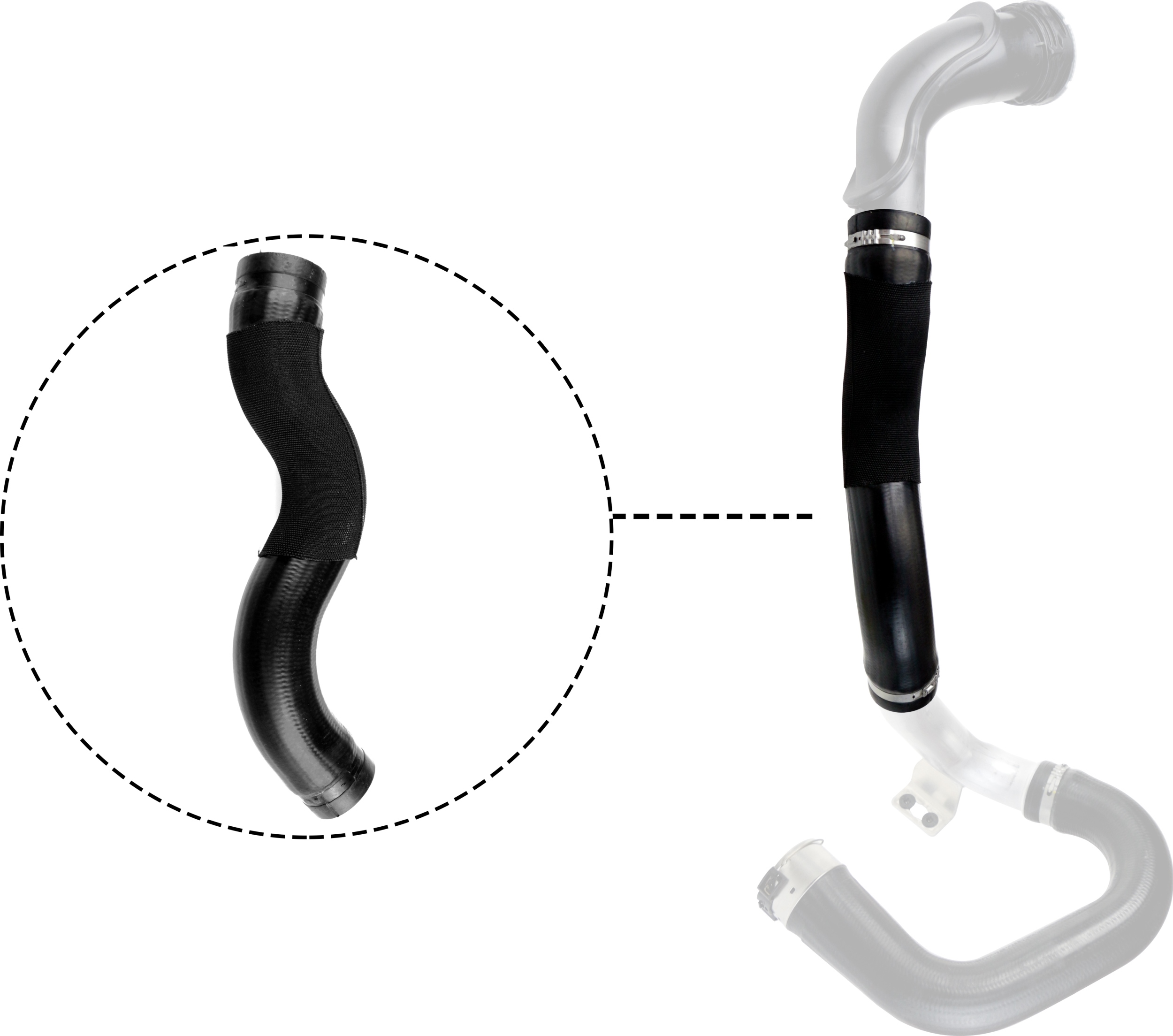 Gates Laadlucht-/turboslang 09-0701