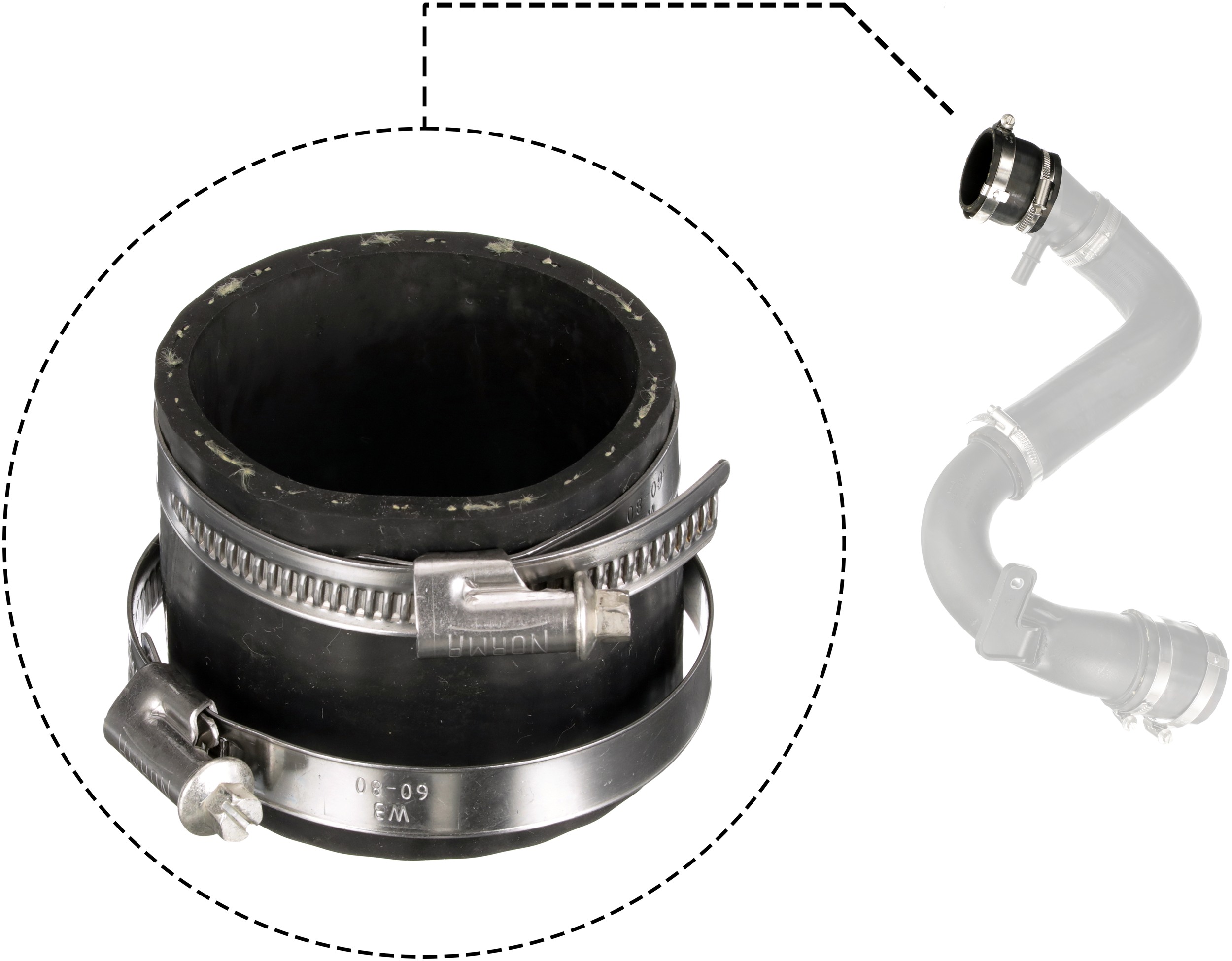 Gates Laadlucht-/turboslang 09-1501