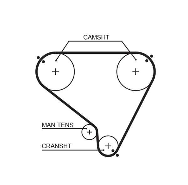 Distributieriem Gates 5146