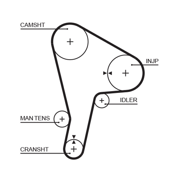 Distributieriem Gates 5190