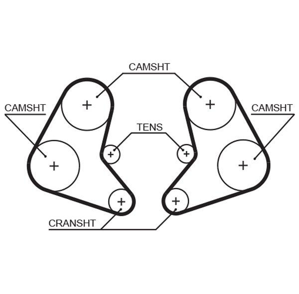 Distributieriem Gates 5337