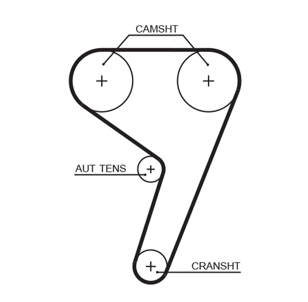 Gates Distributieriem kit K025433XS