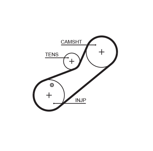 Gates Distributieriem kit K015465XS