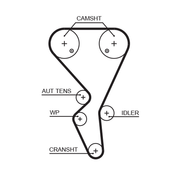 Gates Distributieriem kit K015581XS