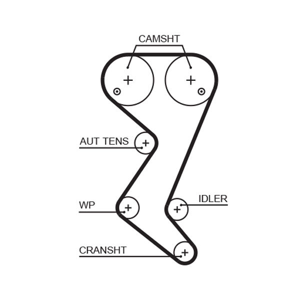 Gates Distributieriem kit K015582XS