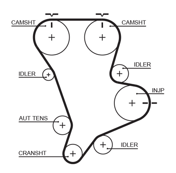 Gates Distributieriem kit K015583XS