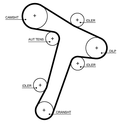 Gates Getande riem 5725XS