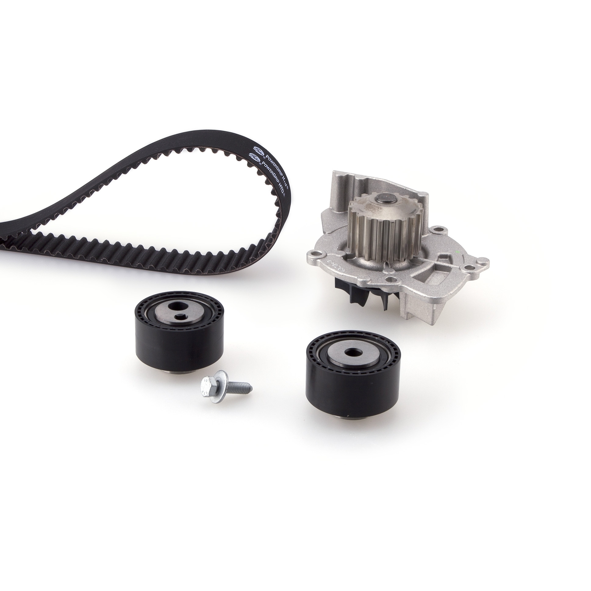 Distributieriem kit inclusief waterpomp Gates KP15590XS