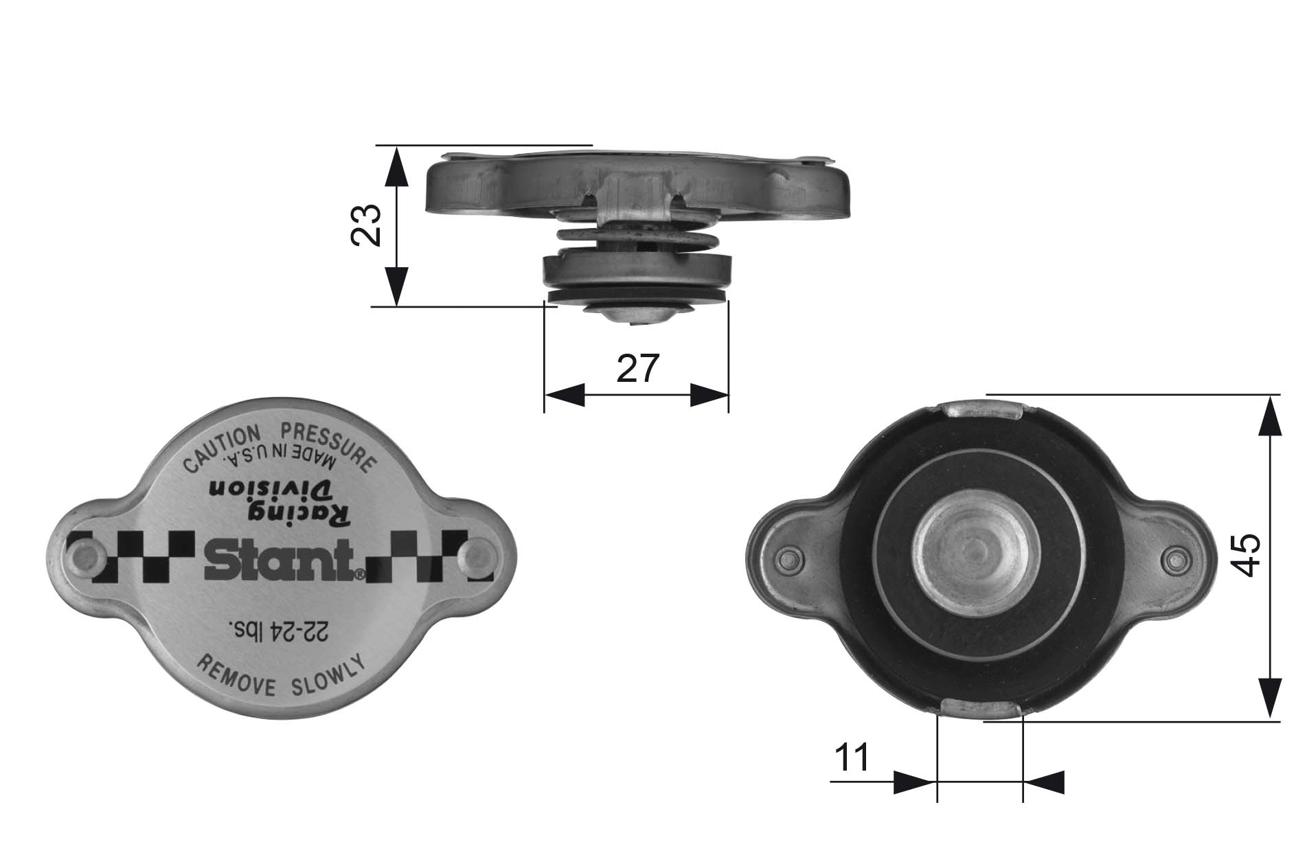 Radiateurdop Gates RC10362