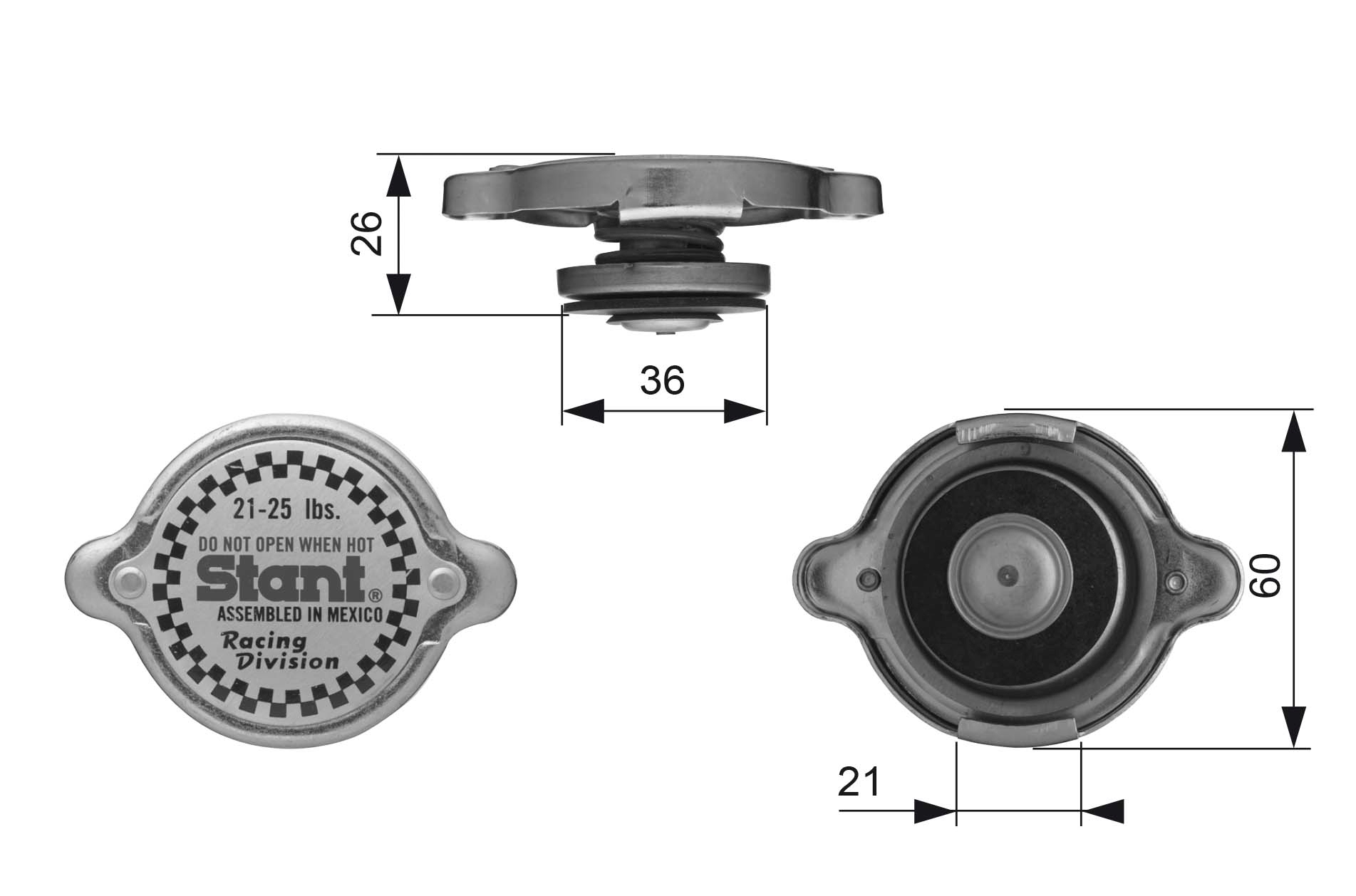 Radiateurdop Gates RC10372