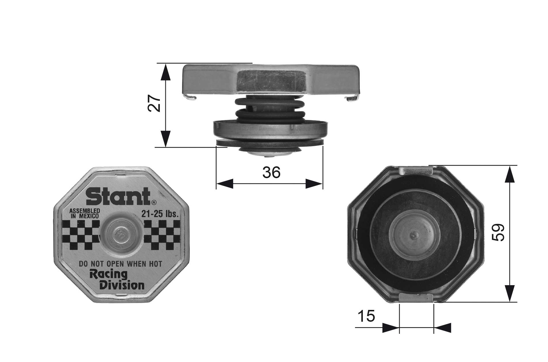 Radiateurdop Gates RC10392