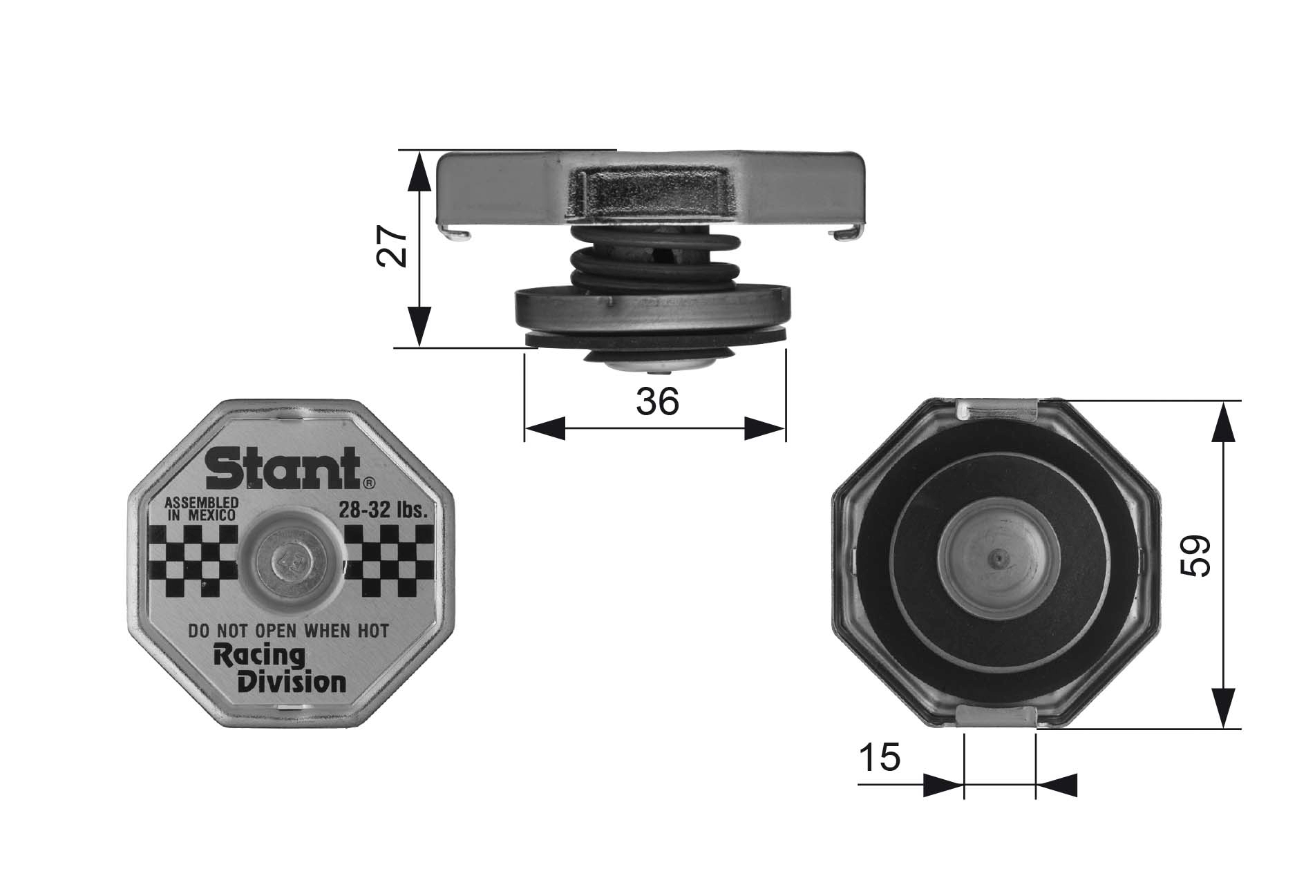 Radiateurdop Gates RC10393