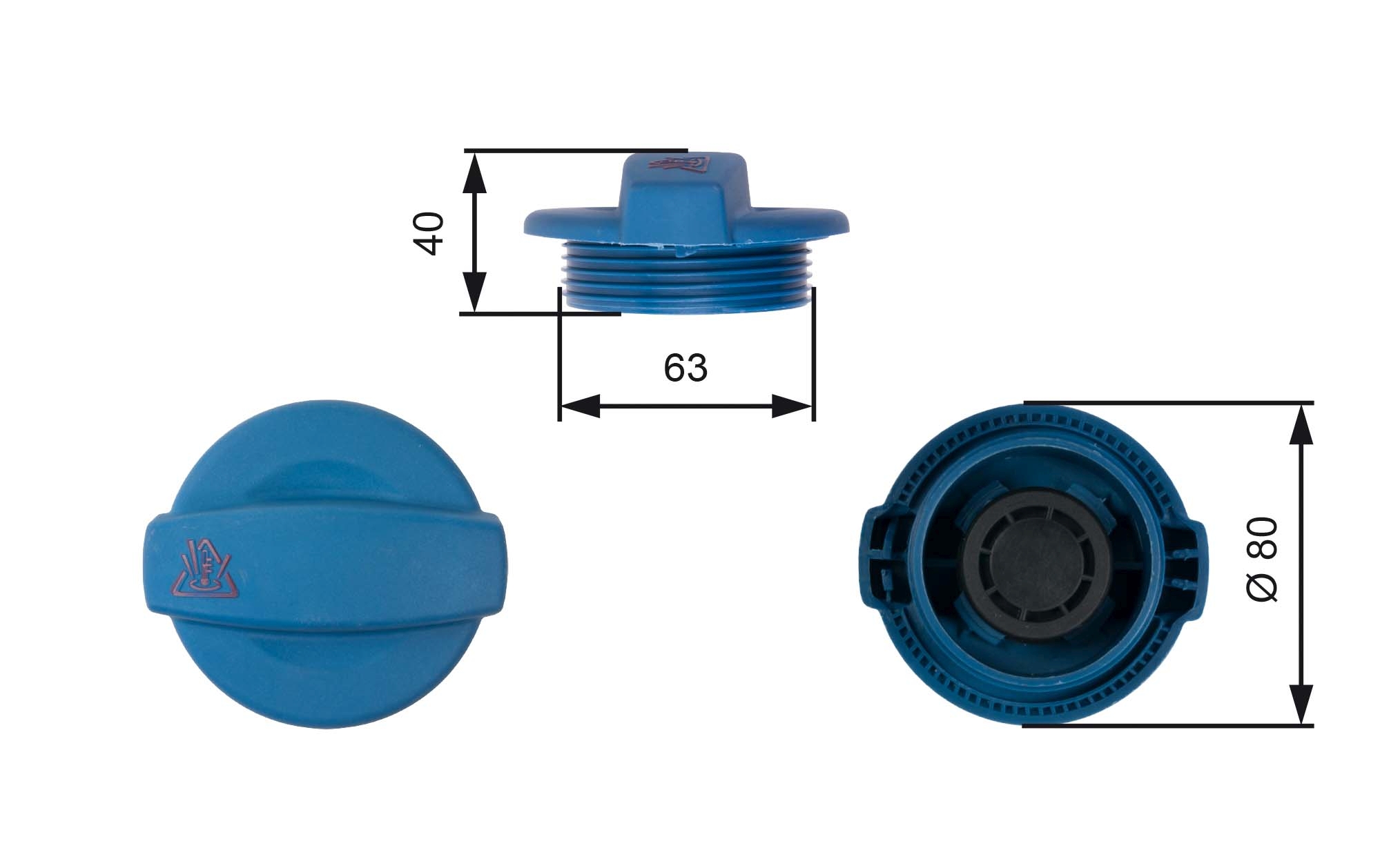 Radiateurdop Gates RC237