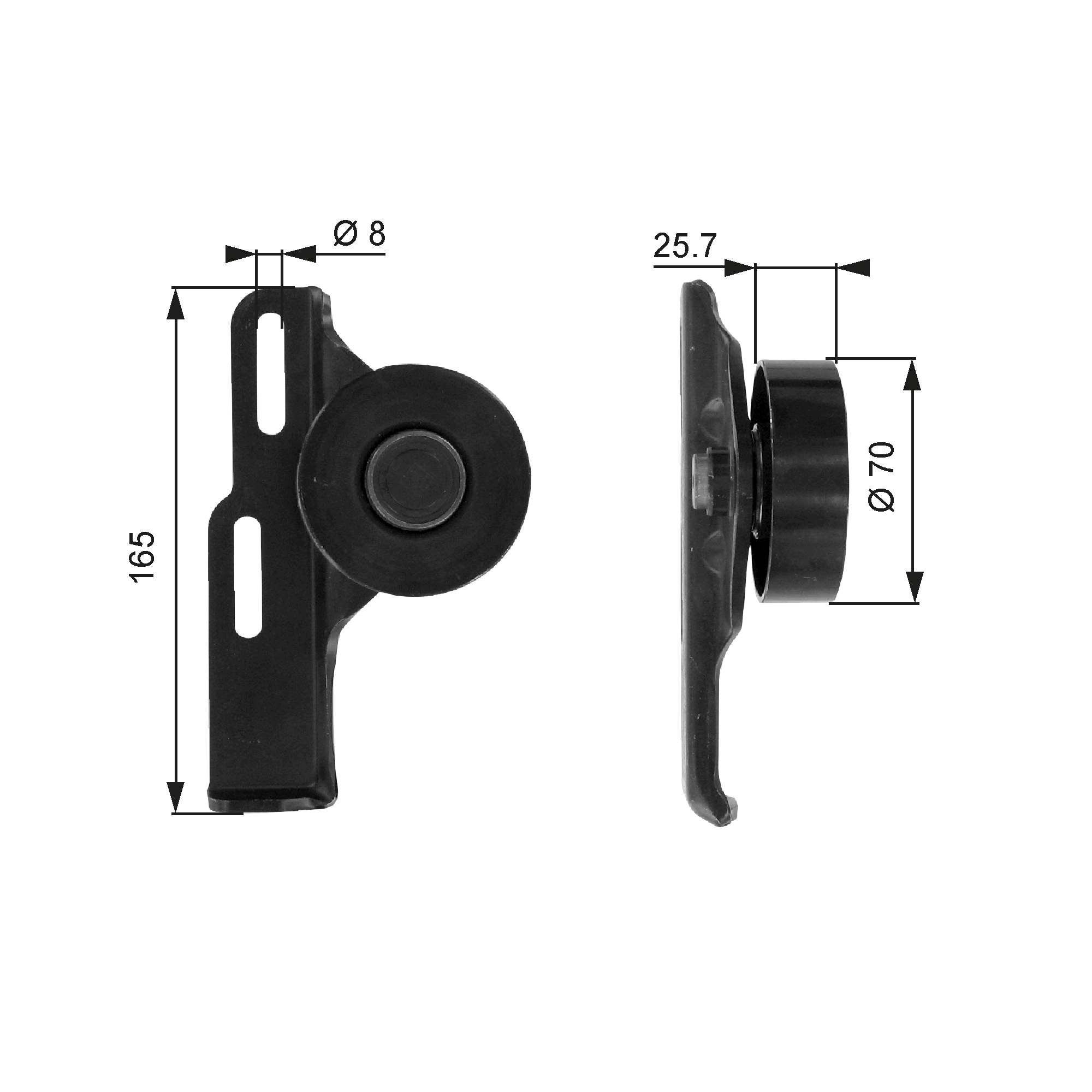 Spanrol (poly) V-riem Gates T36035