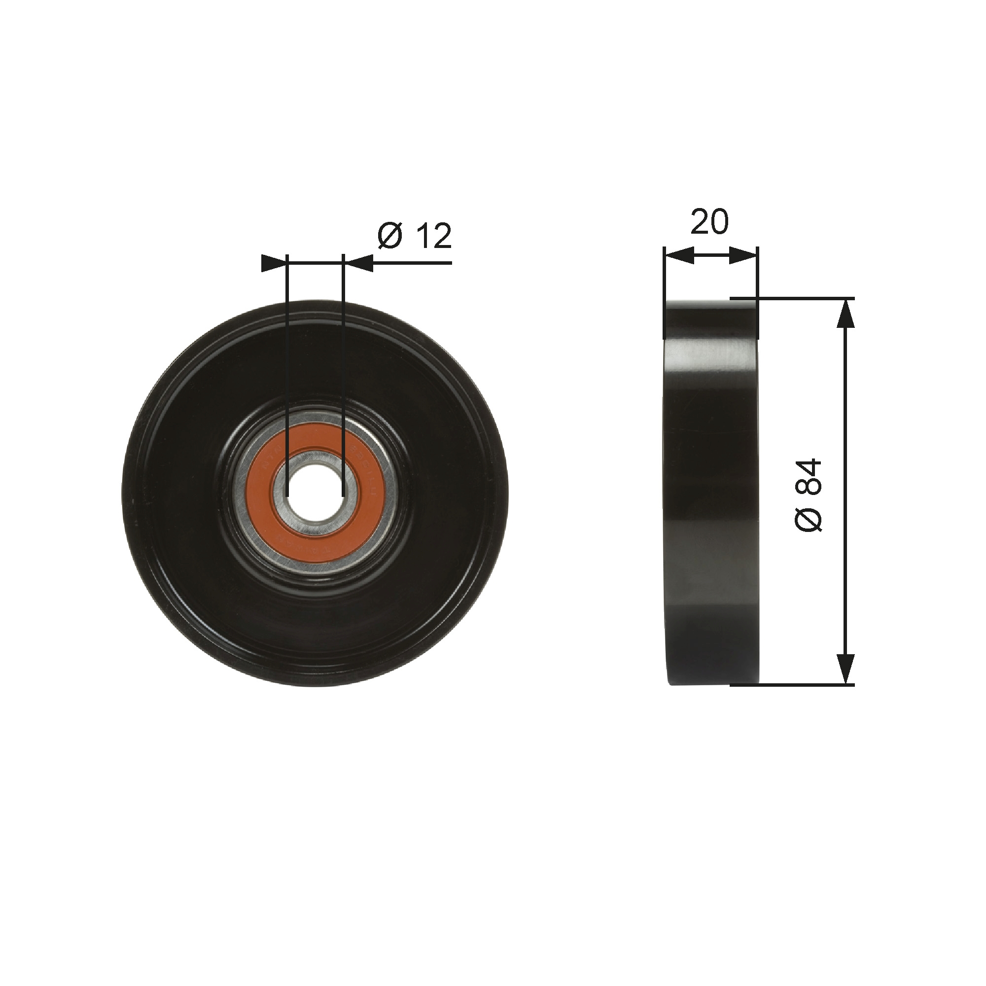 Spanrol (poly) V-riem Gates T36321