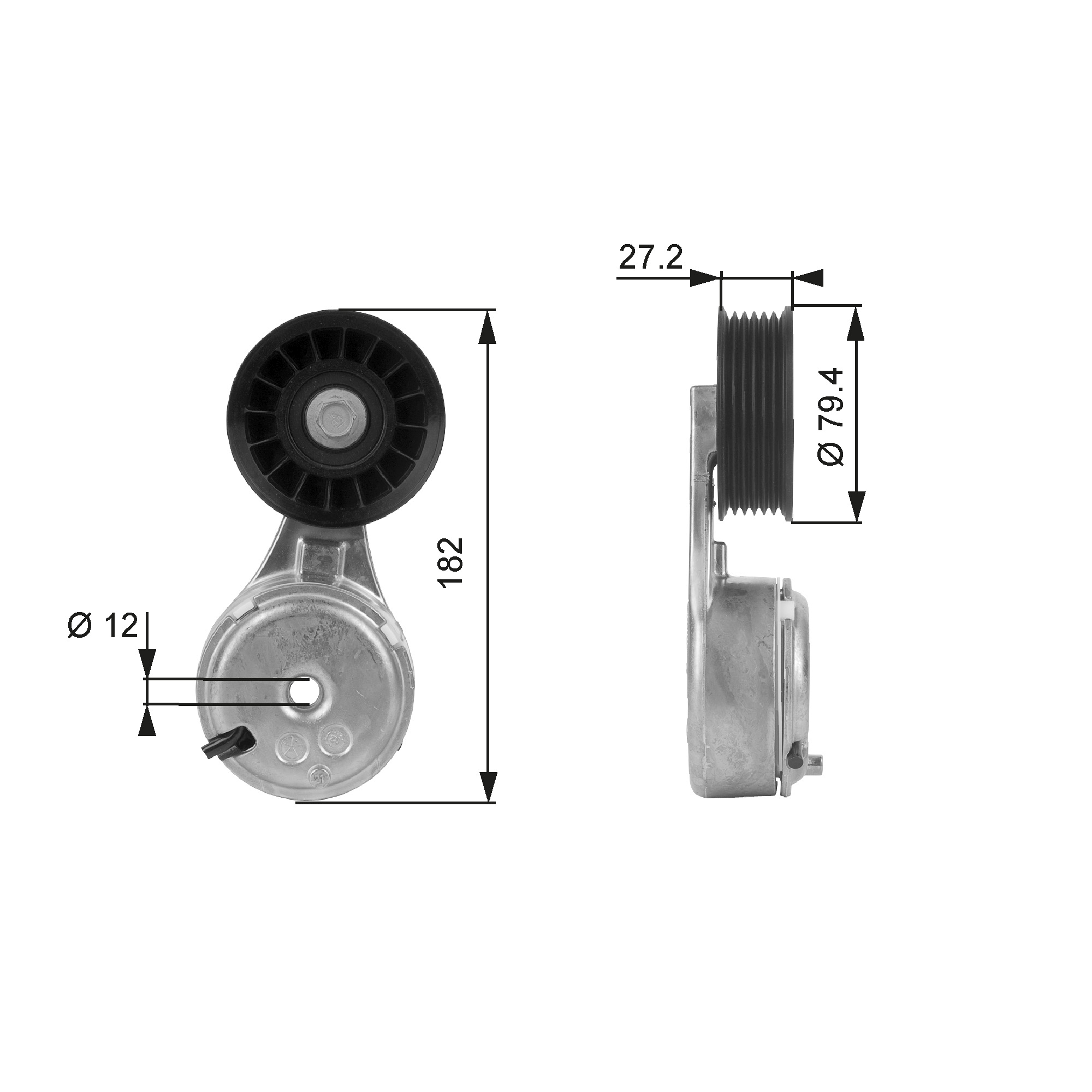 Spanner poly V-riem Gates T38104