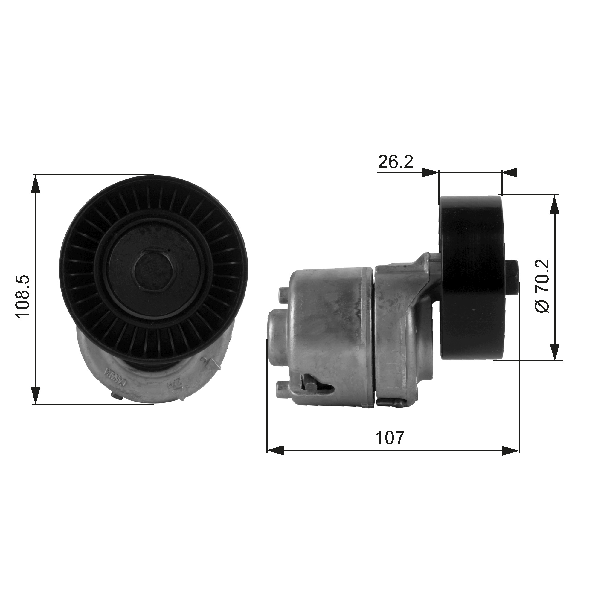 Spanner poly V-riem Gates T38215