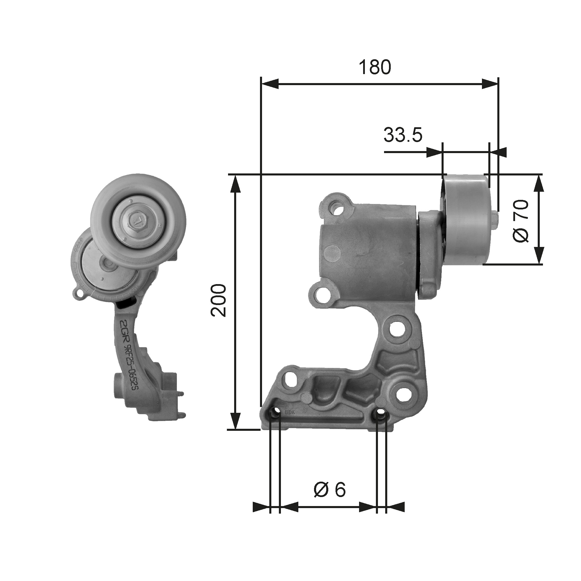 Spanner poly V-riem Gates T38410