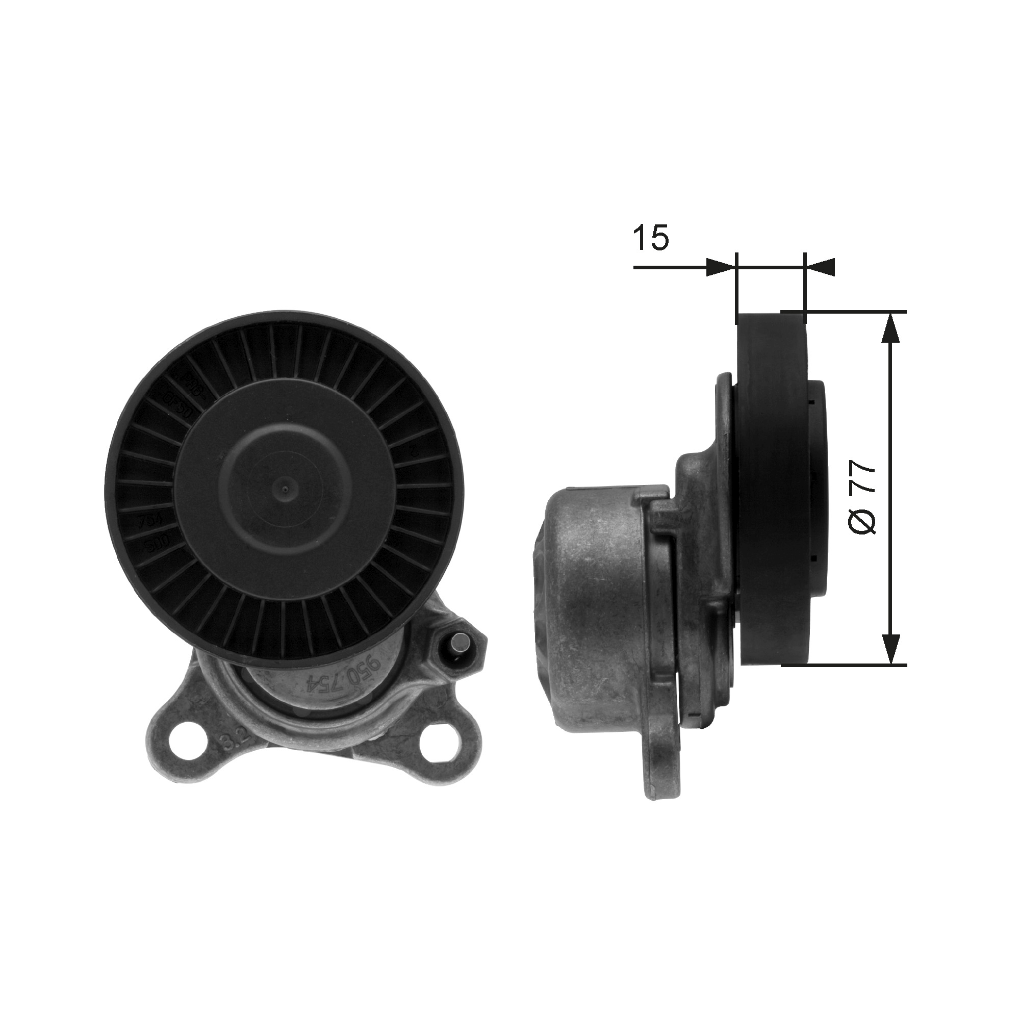 Spanner poly V-riem Gates T38441