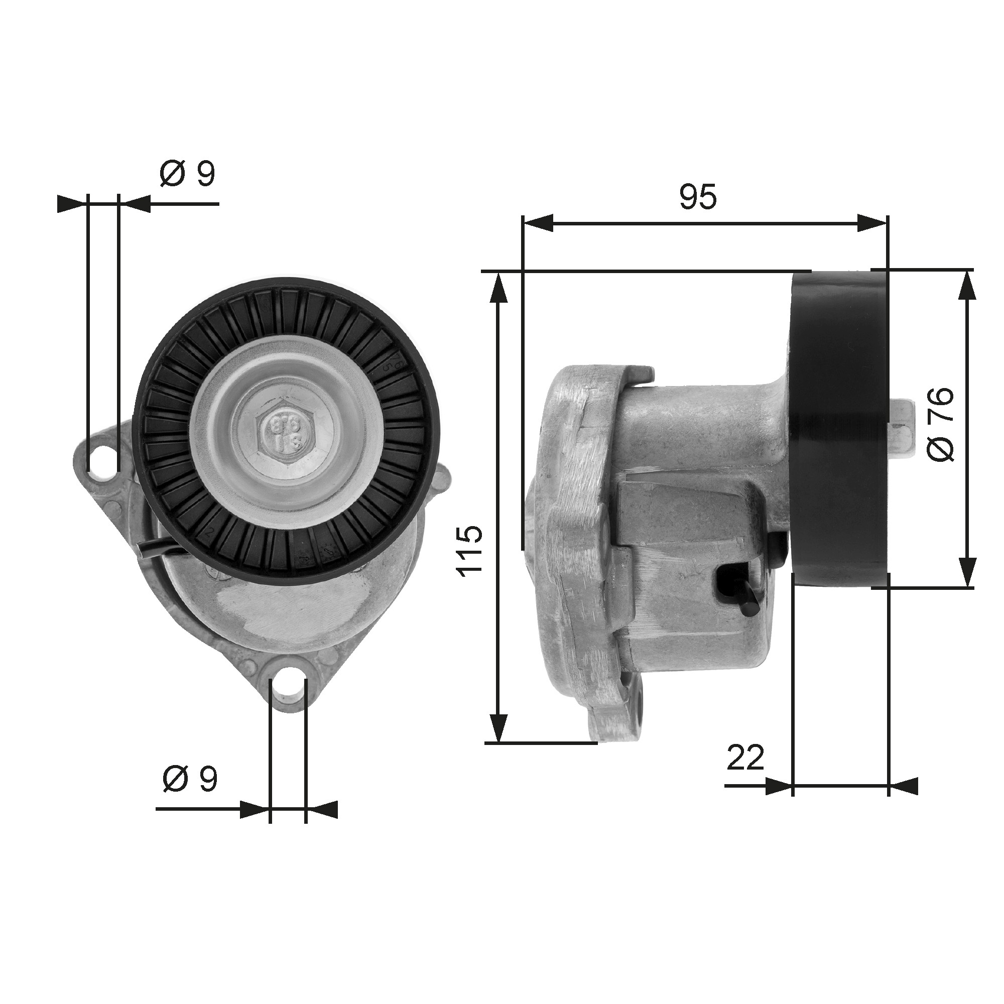 Spanner poly V-riem Gates T38448