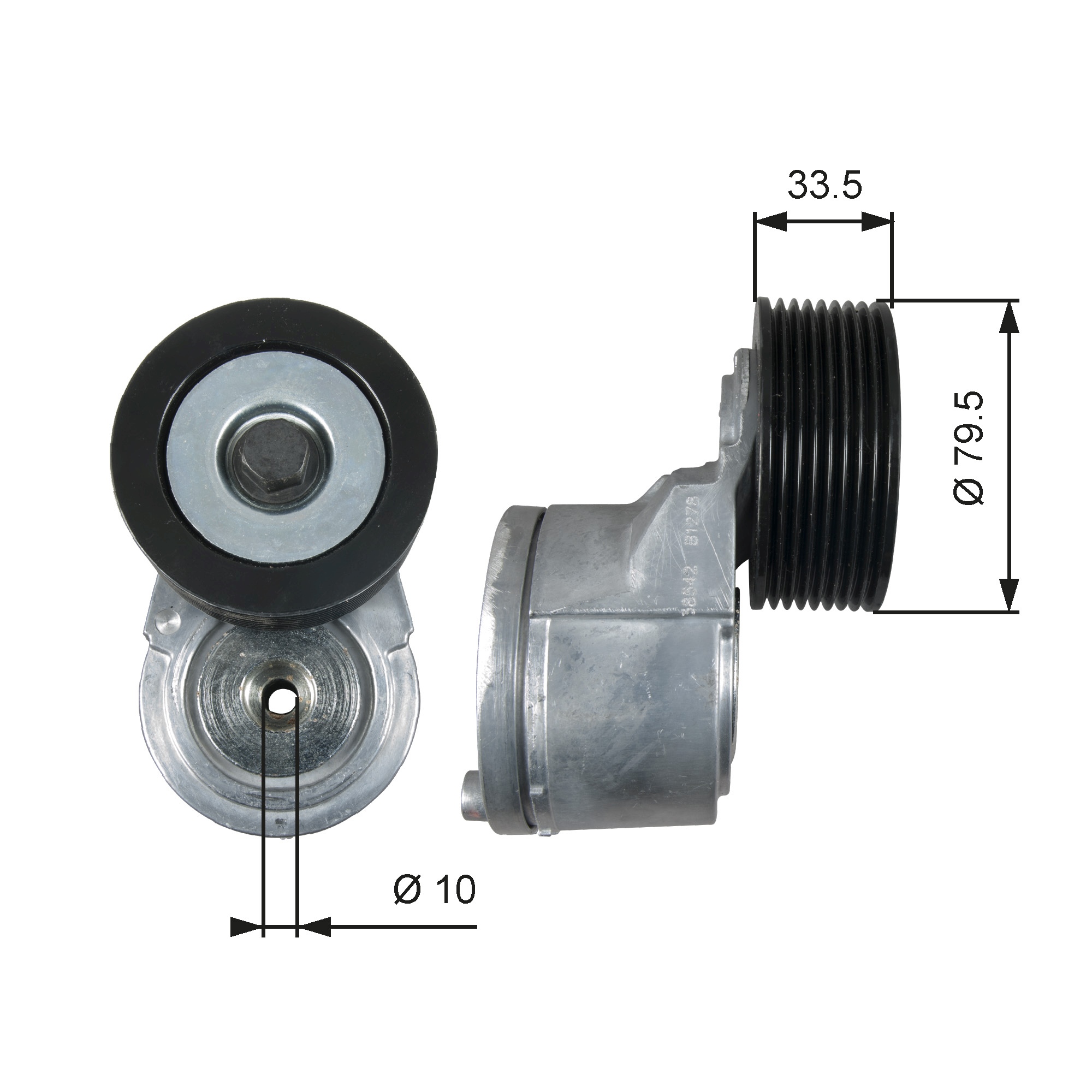 Spanner poly V-riem Gates T38542