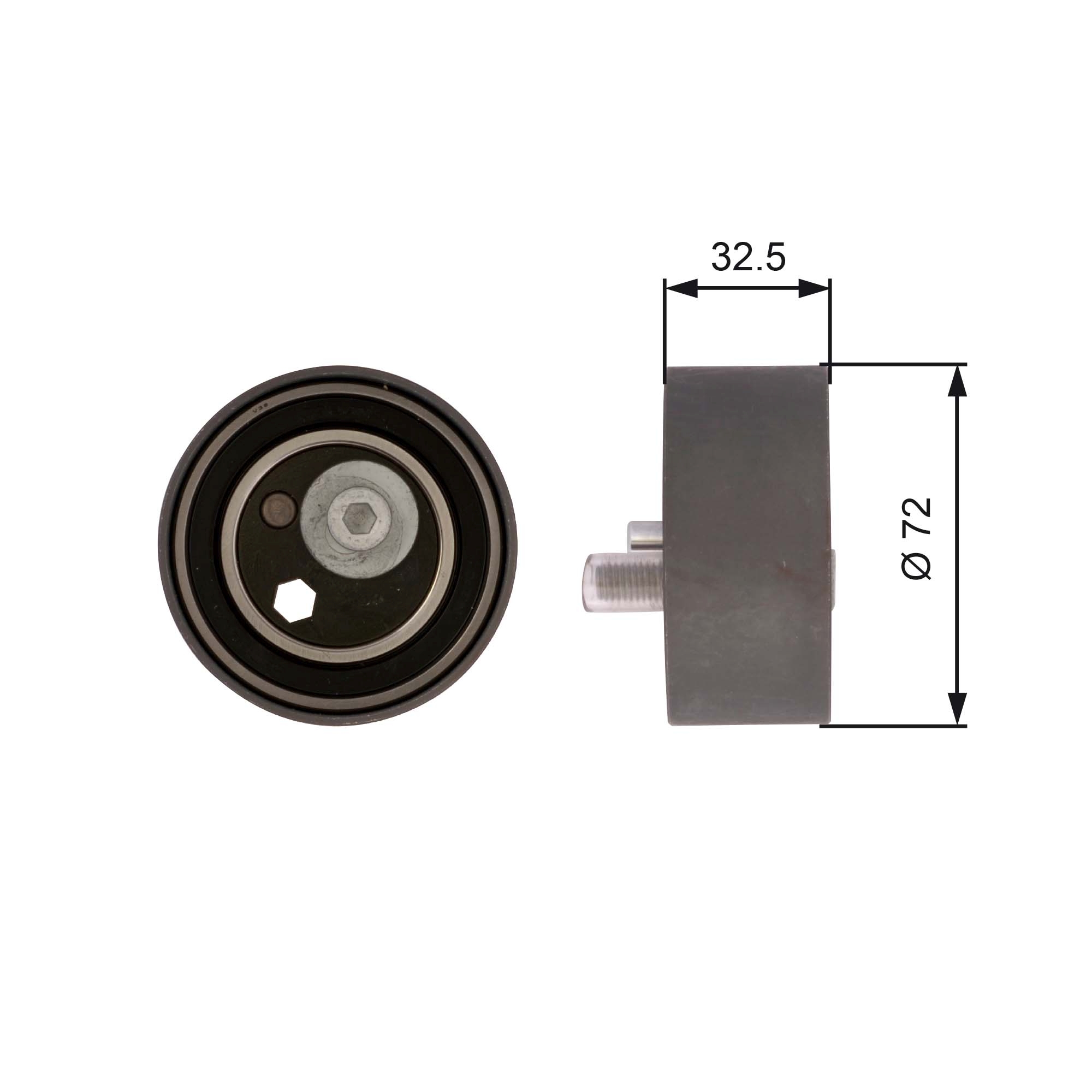 Spanrol distributieriem Gates T41082