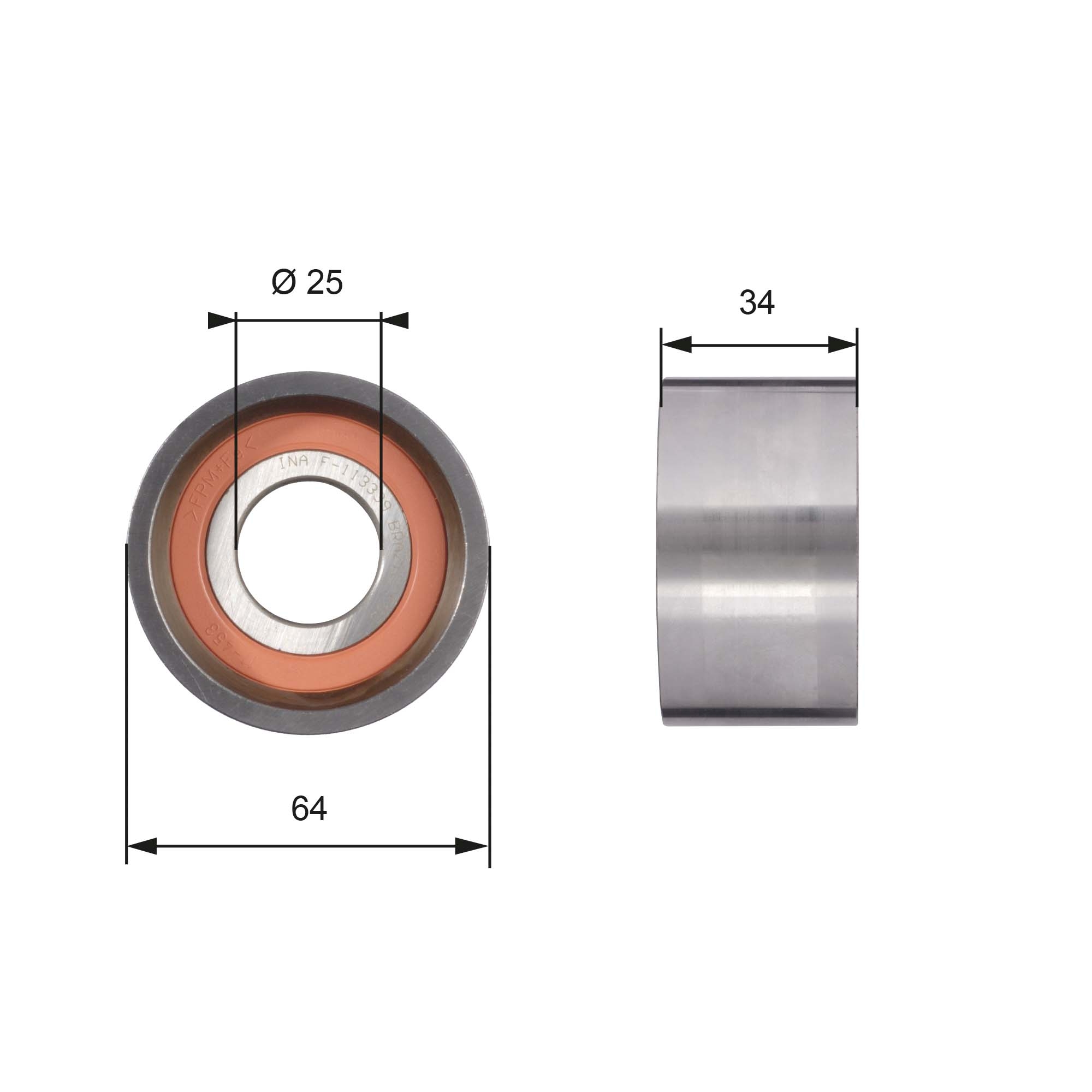 Spanrol distributieriem Gates T41234