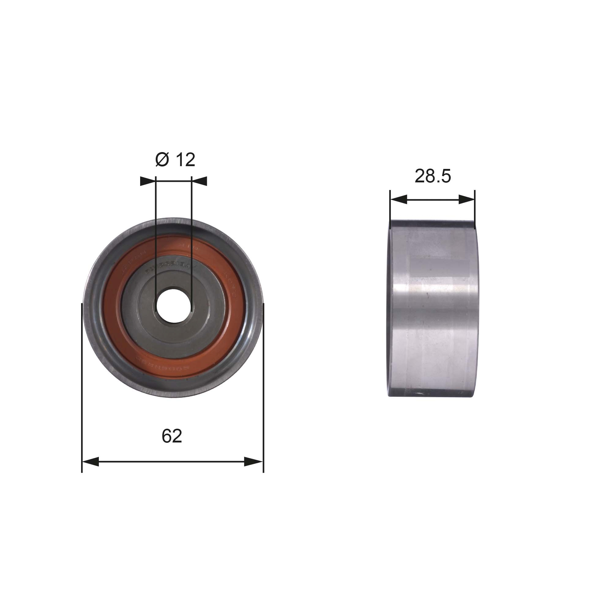 Geleiderol distributieriem Gates T42027