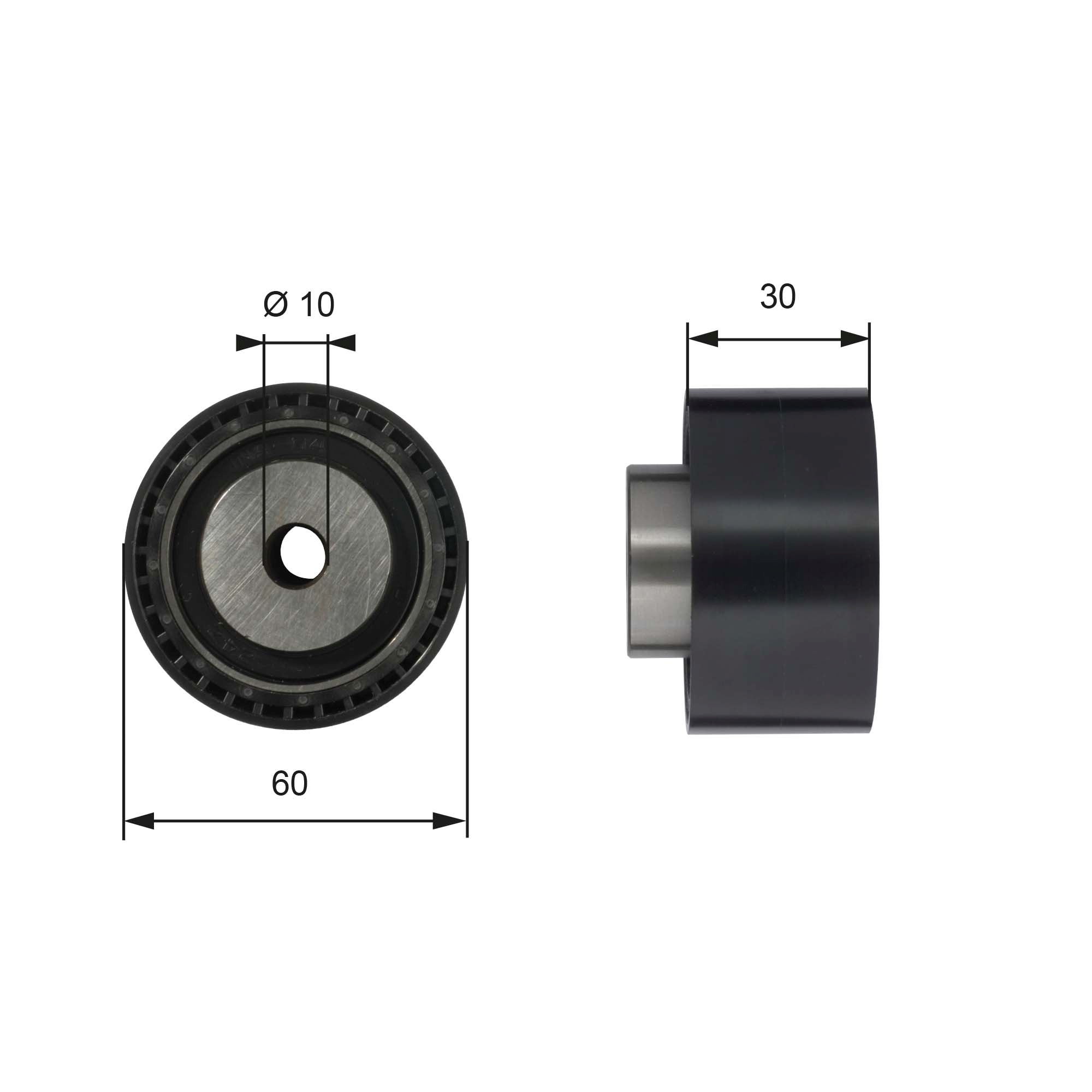 Geleiderol distributieriem Gates T42070