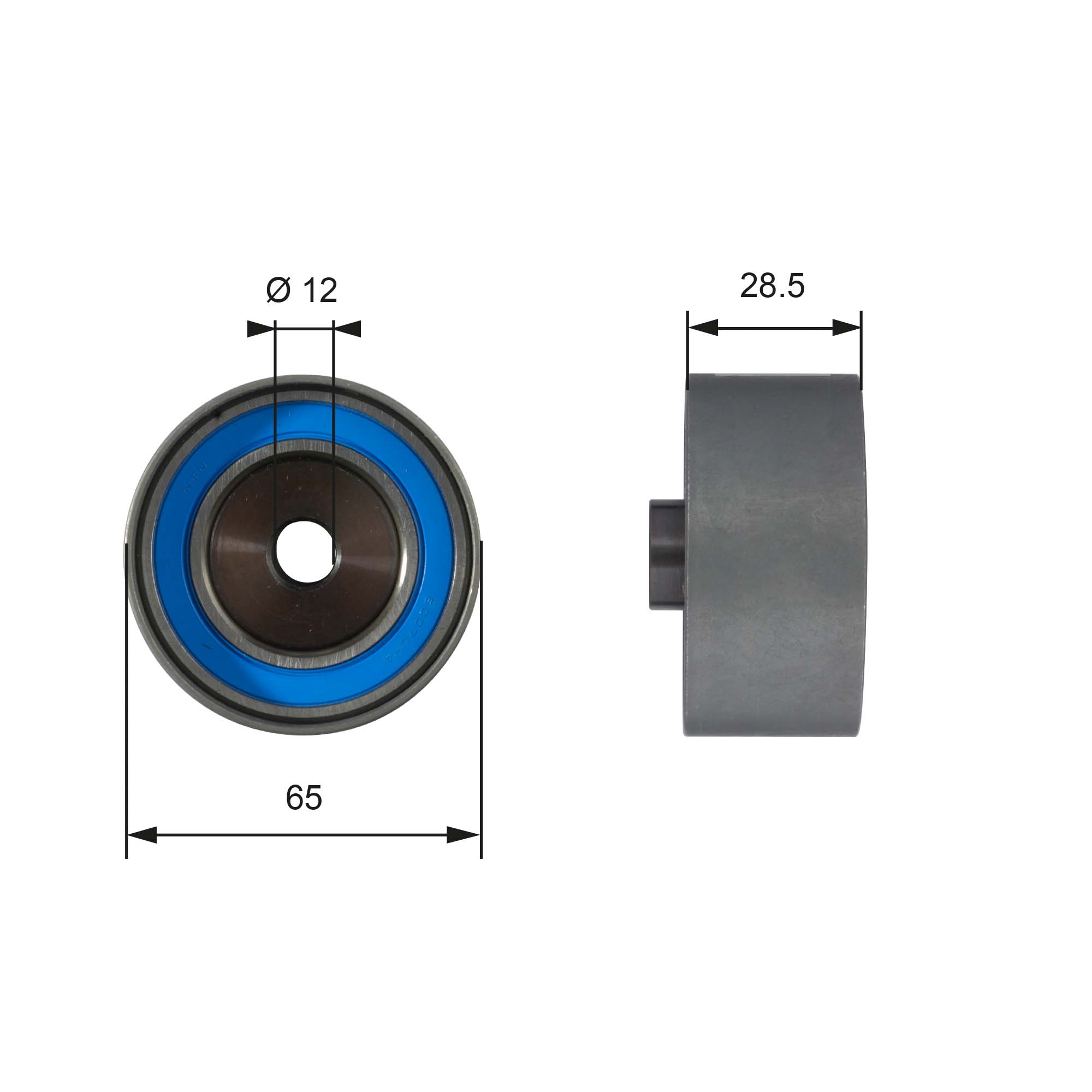 Geleiderol distributieriem Gates T42081