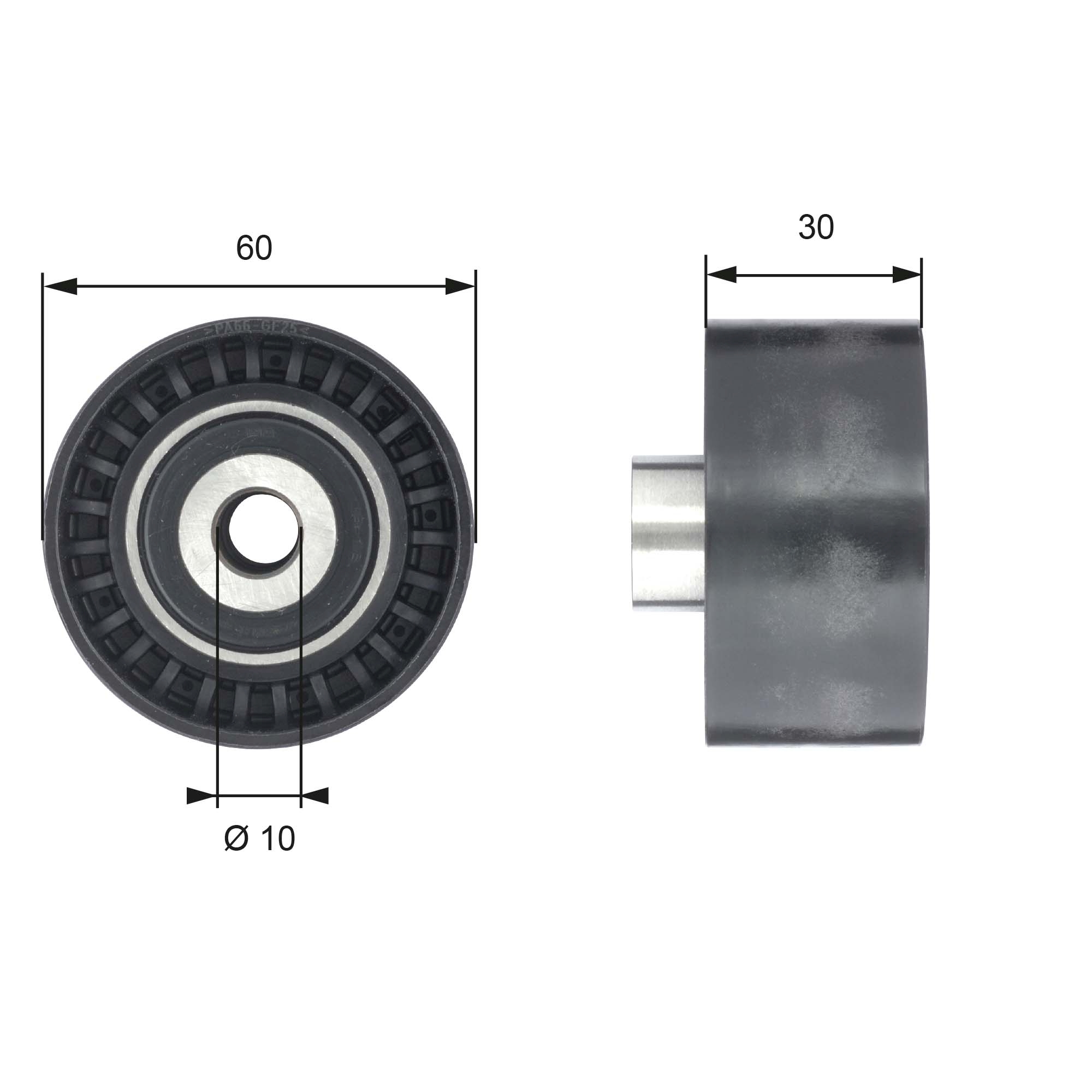 Geleiderol distributieriem Gates T42199