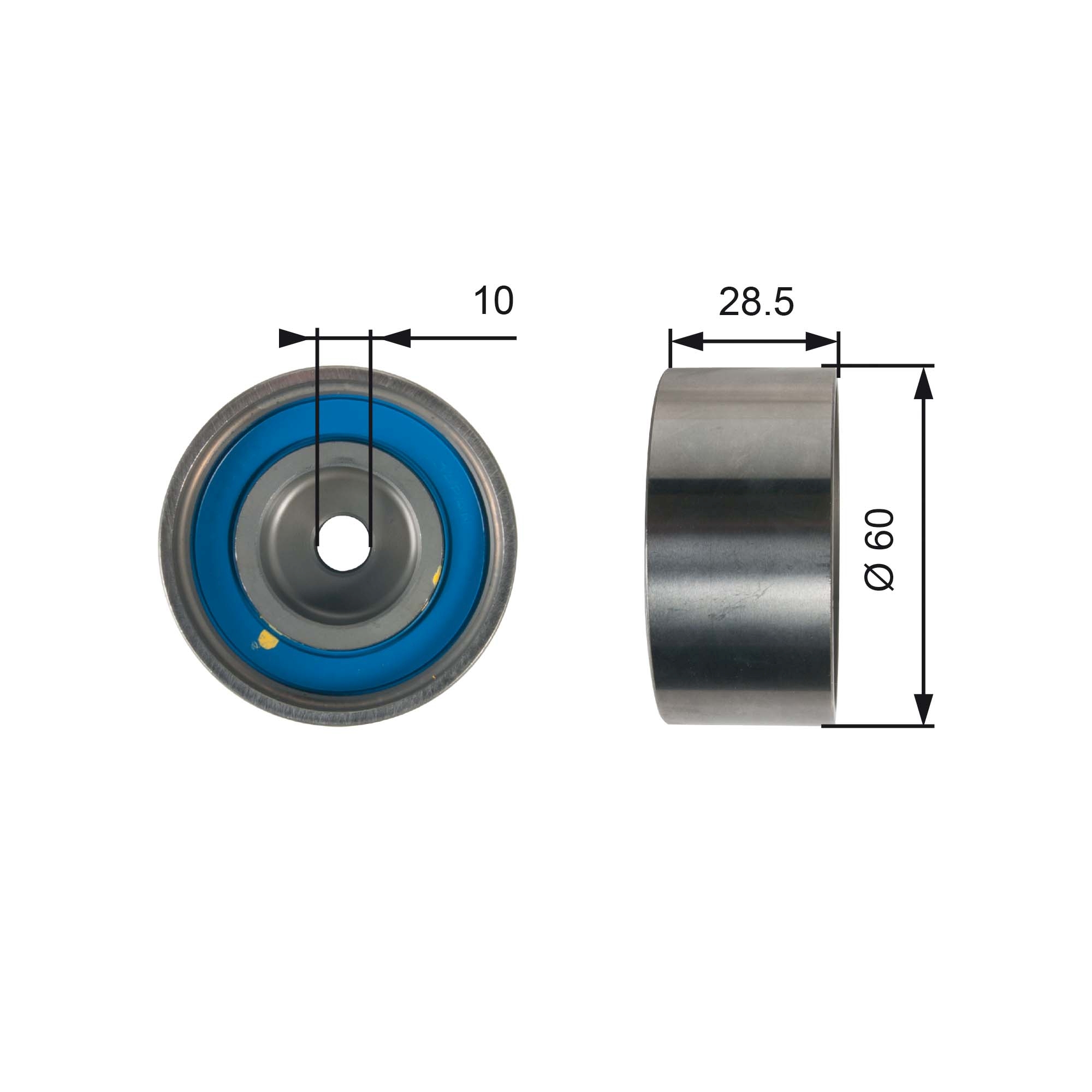 Geleiderol distributieriem Gates T42226