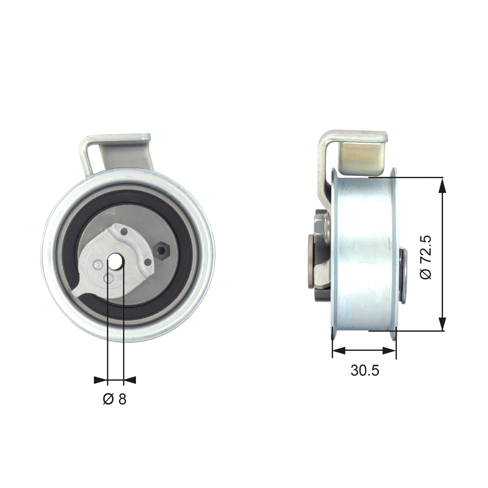 Spanrol distributieriem Gates T43018