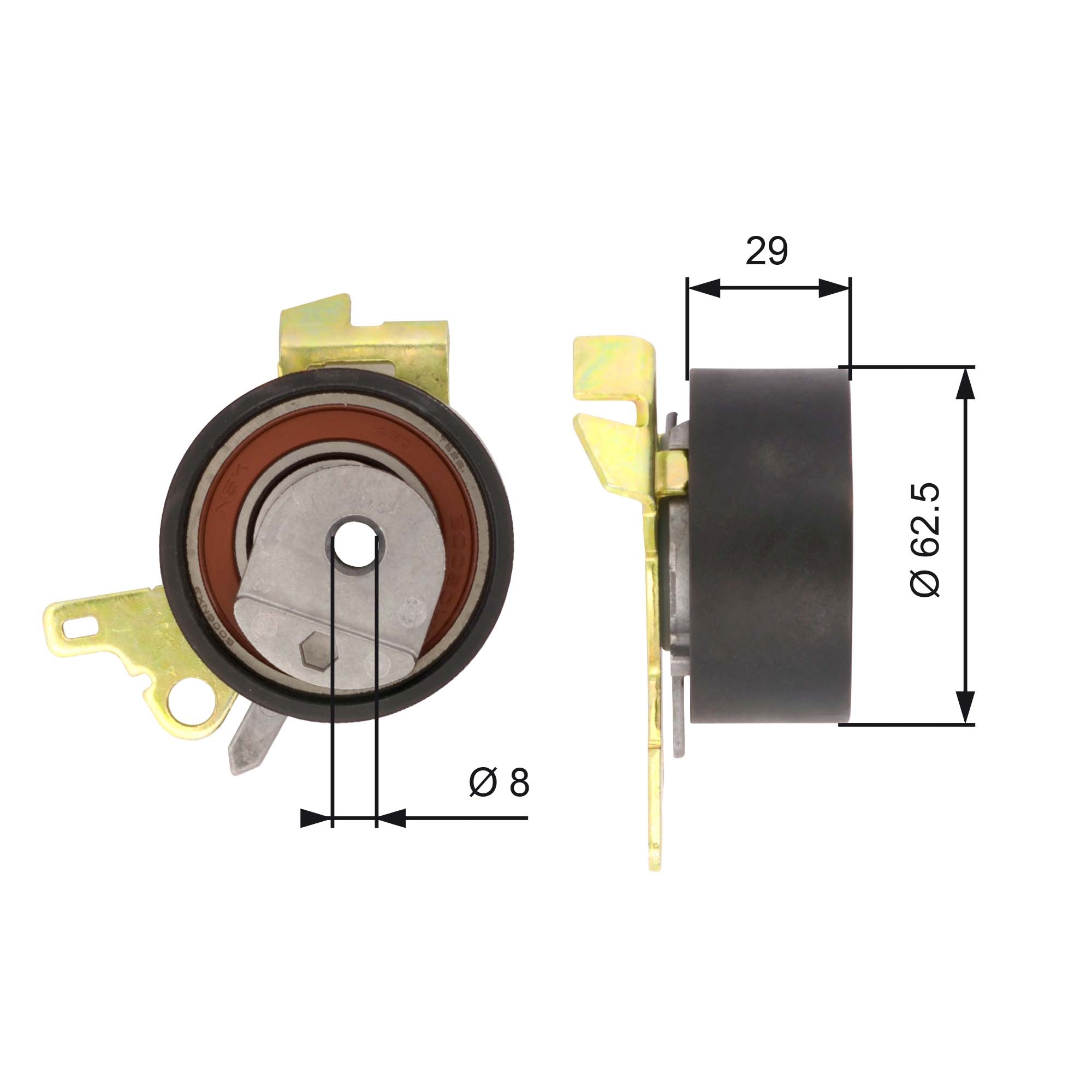 Spanrol distributieriem Gates T43022