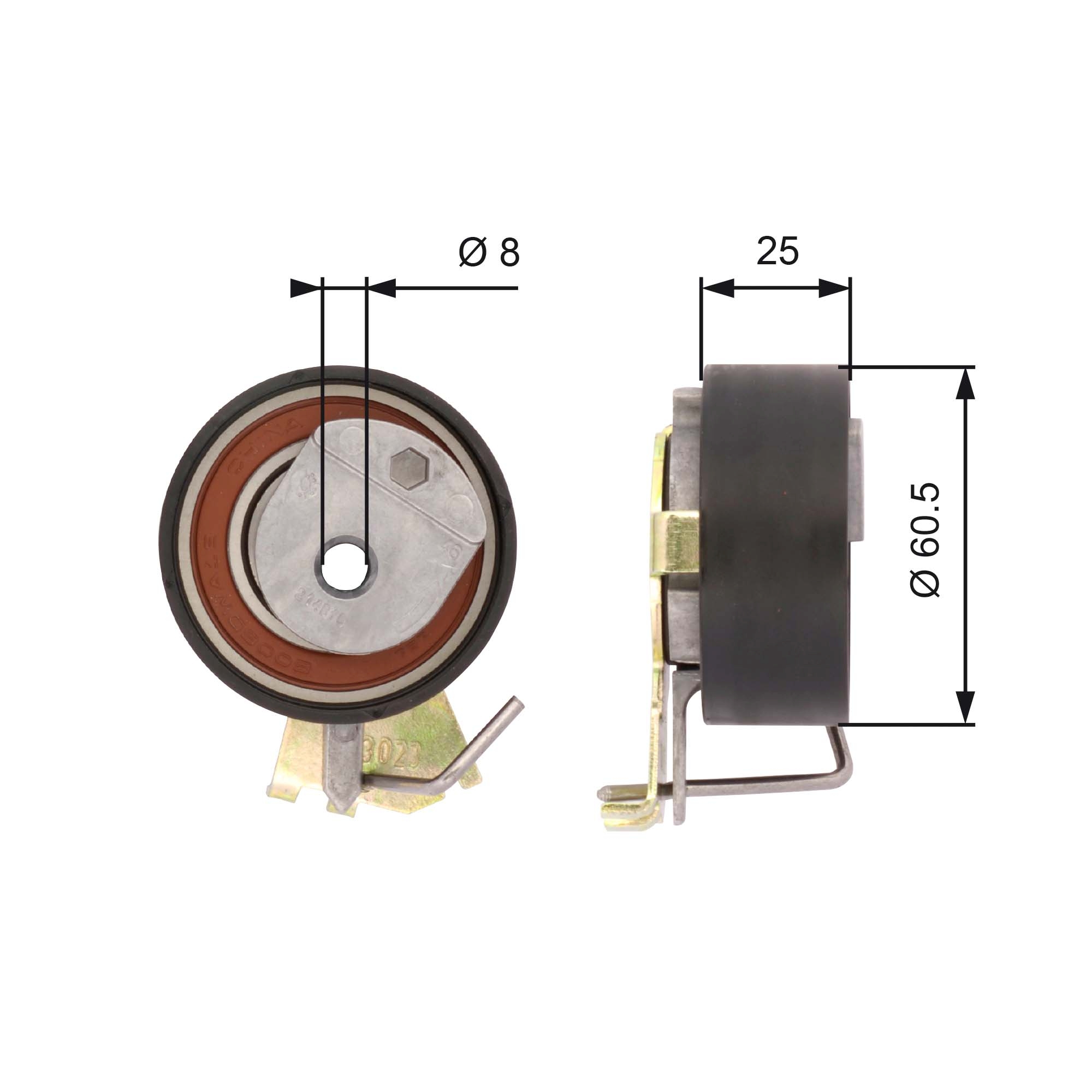 Spanrol distributieriem Gates T43023