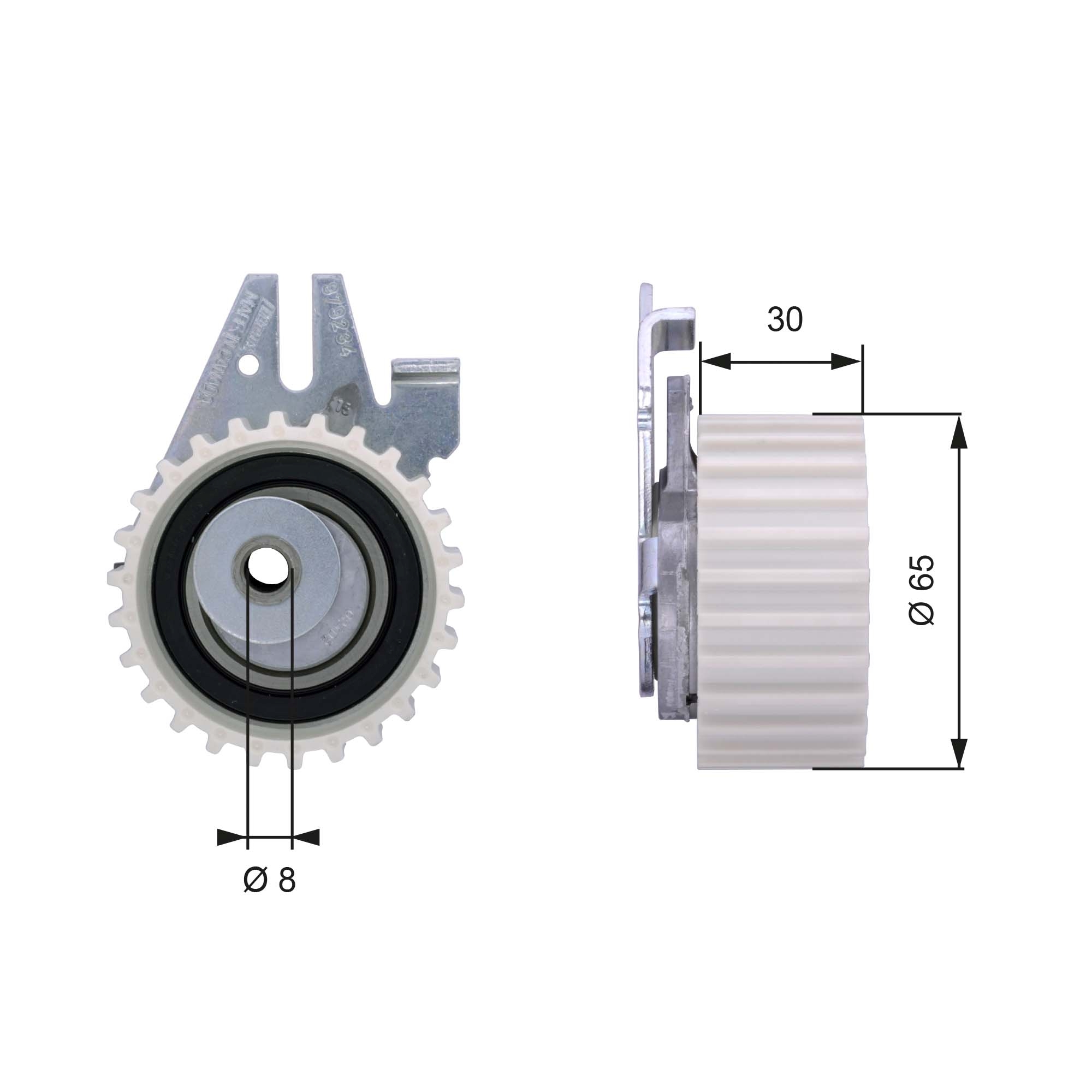 Spanrol distributieriem Gates T43024