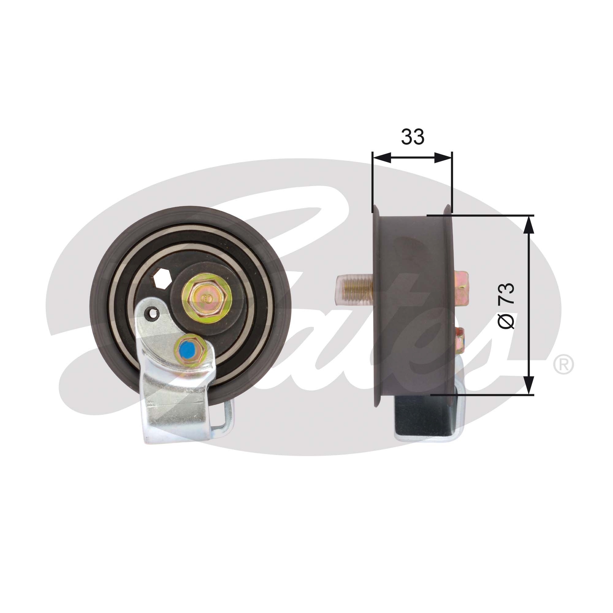 Spanrol distributieriem Gates T43123