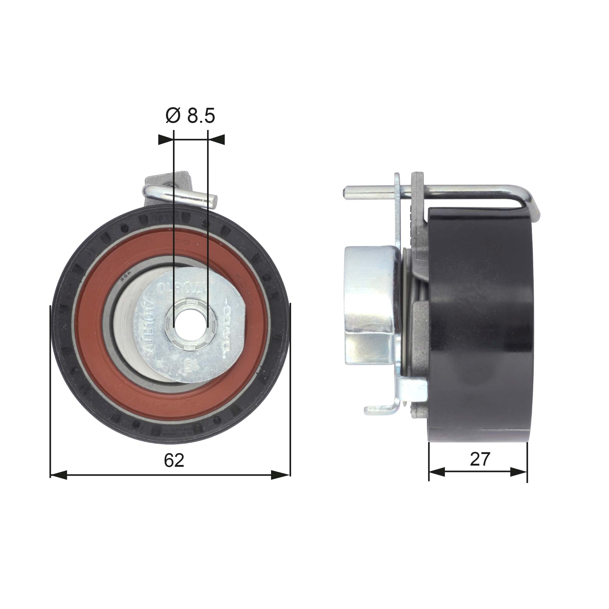 Spanrol distributieriem Gates T43171