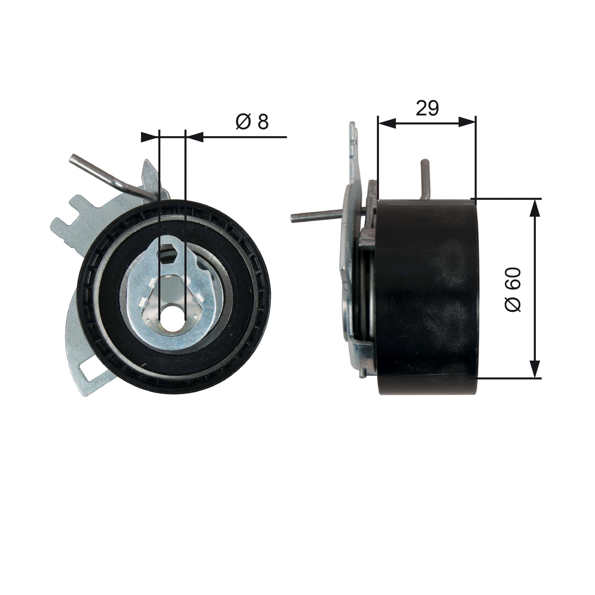 Spanrol distributieriem Gates T43246