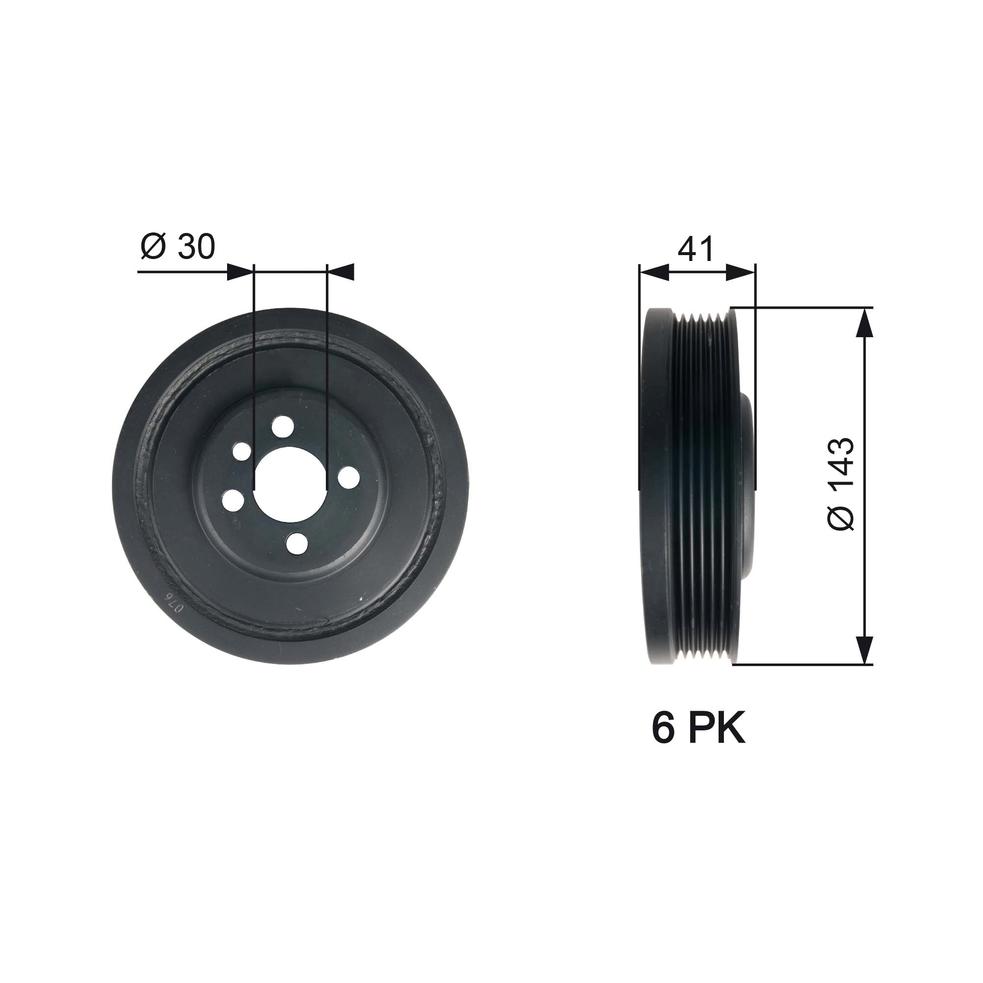 Krukaspoelie Gates TVD1001