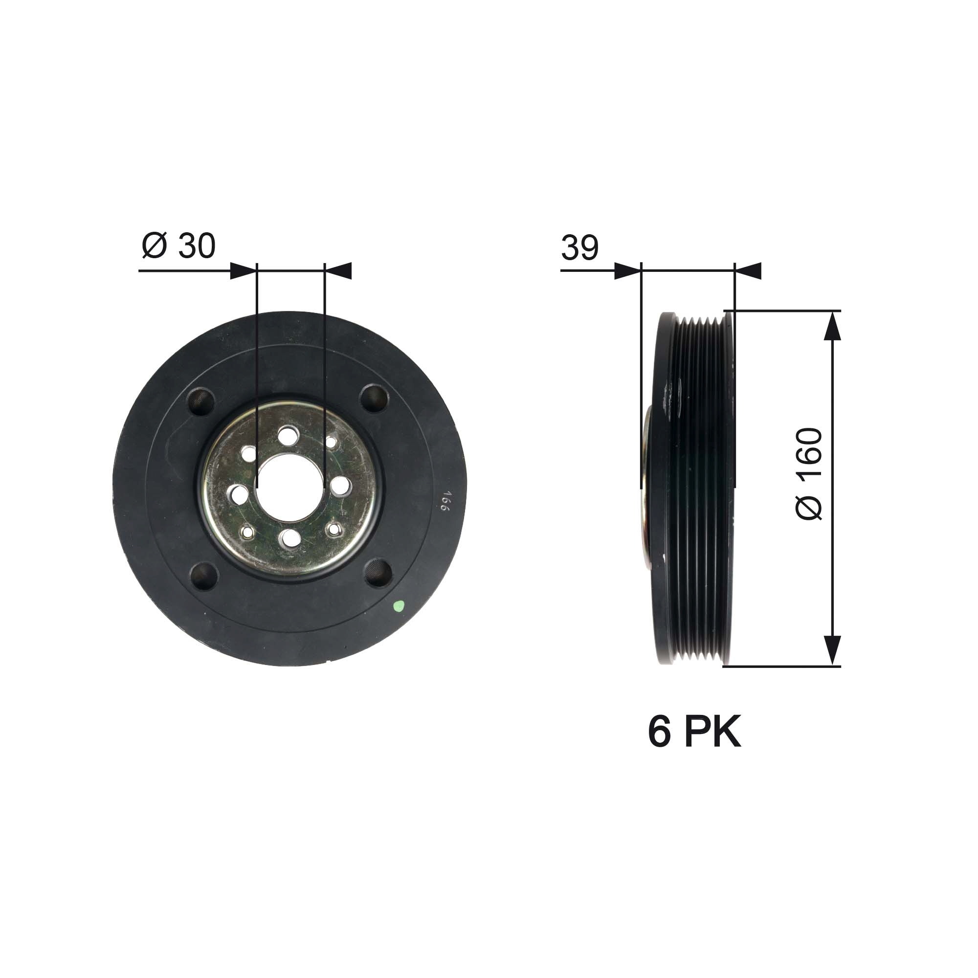 Krukaspoelie Gates TVD1004