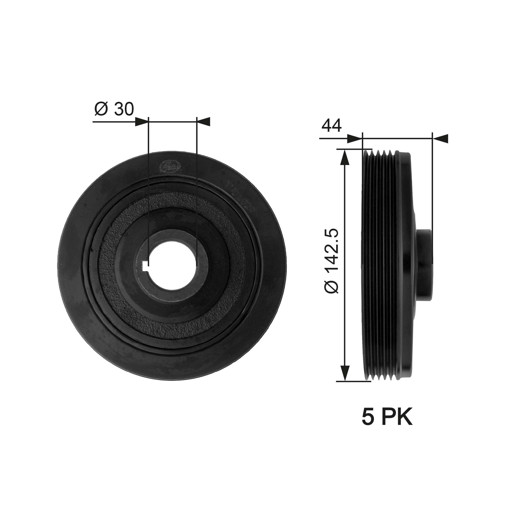 Krukaspoelie Gates TVD1027